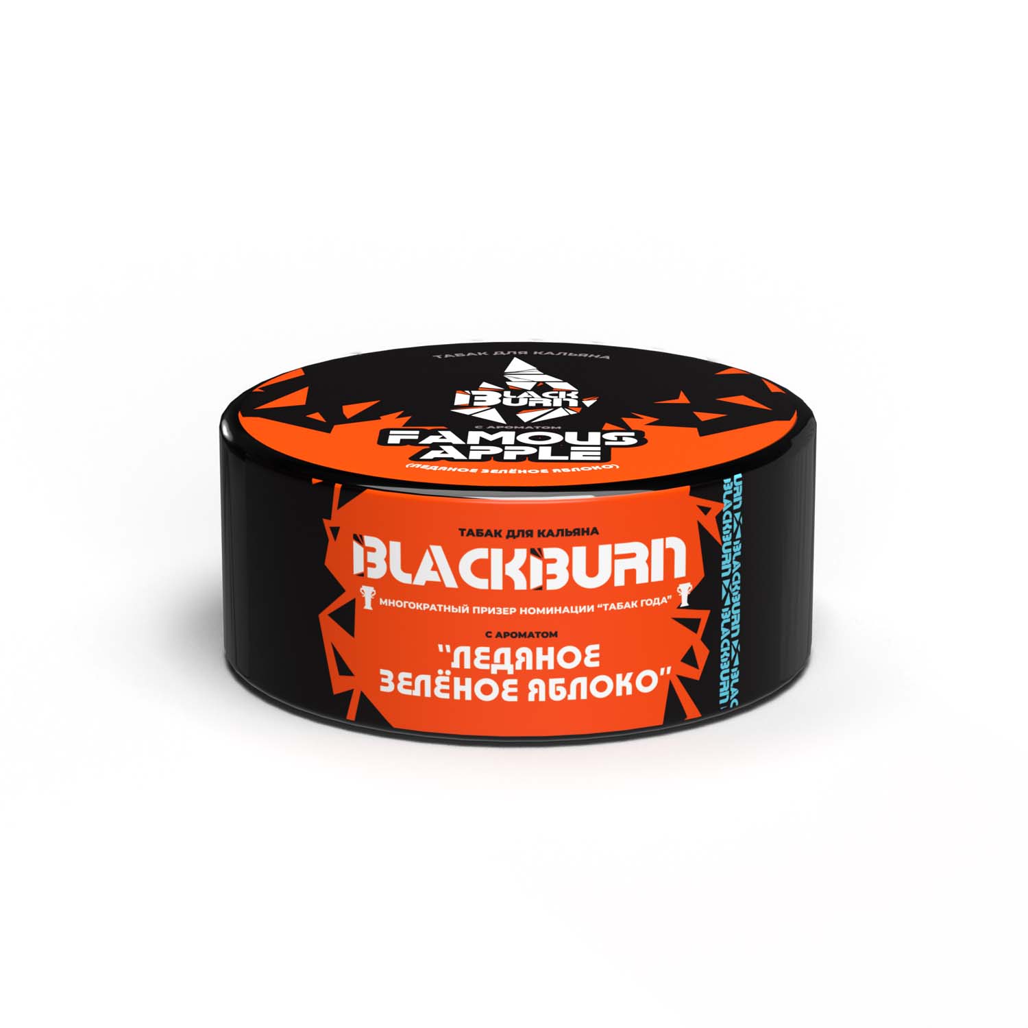 (M) Burn Black 25 г Famous Apple (Сочное зеленое яблоко с холодком)