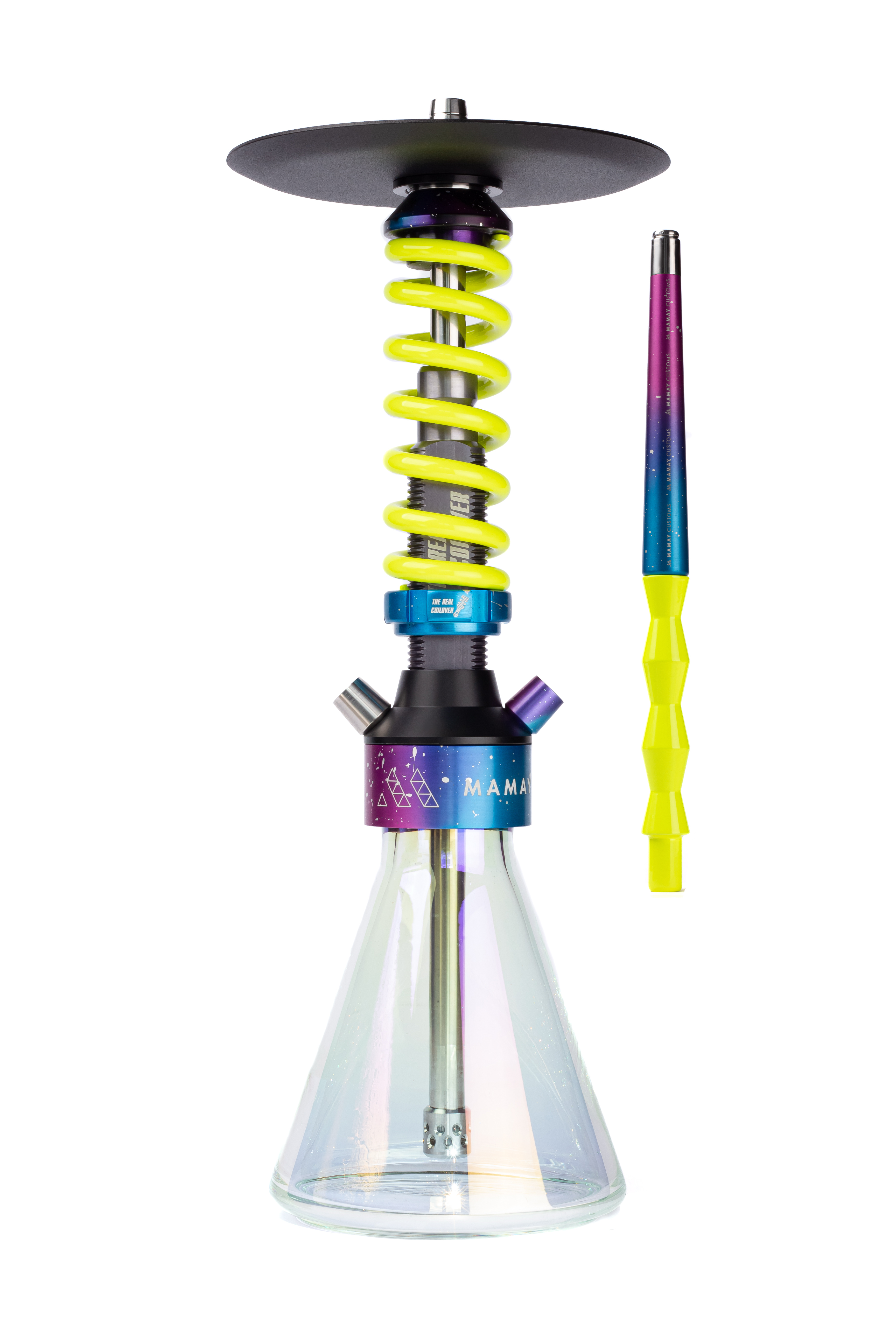 Кальян Mamay Customs Coilover TRC Acid Galaxy (Колба Conical Pearl)