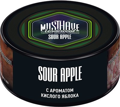 (m) must have 25 г sour apple 