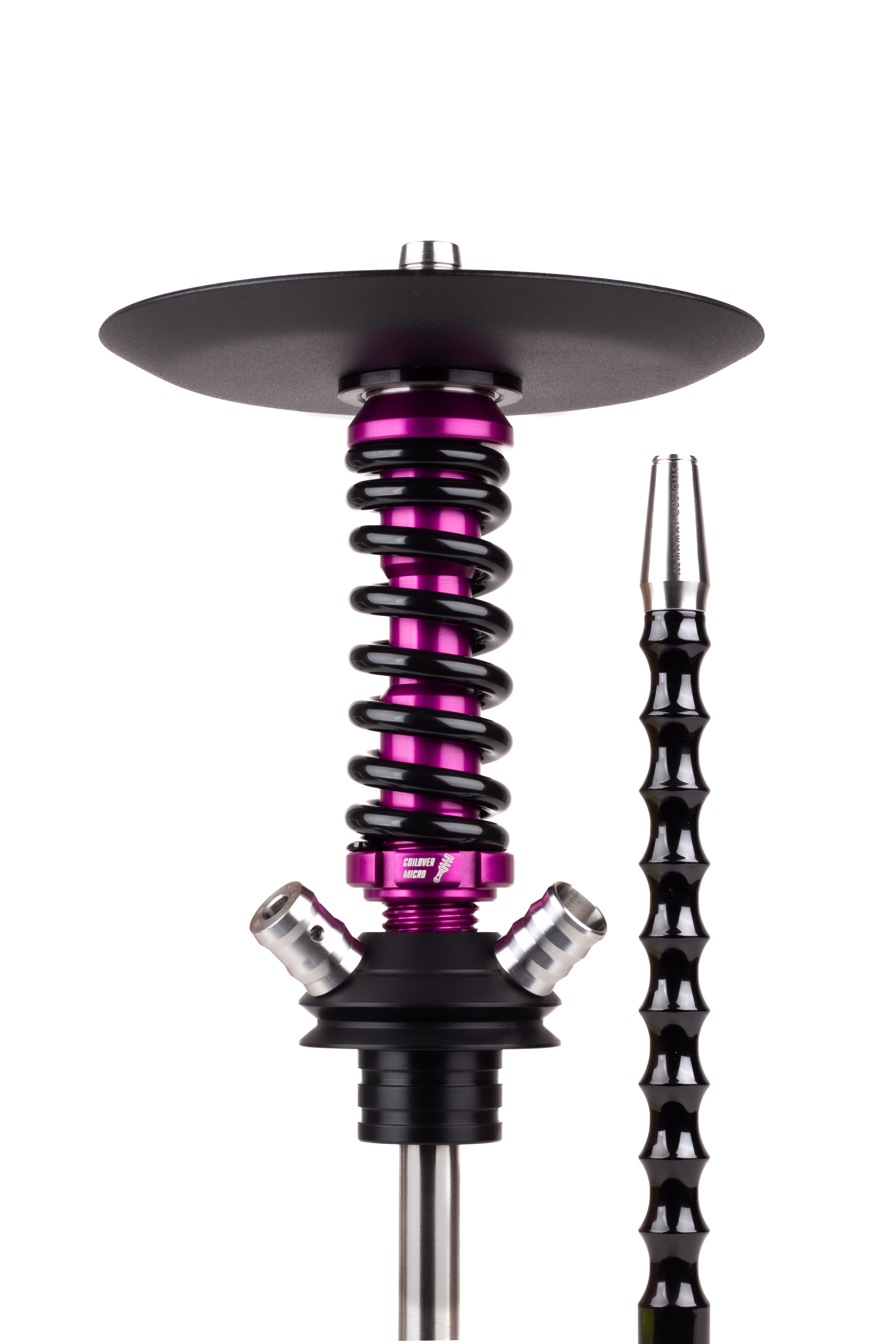 Кальян Mamay Customs Coilover Micro Anod Фиолетовый/Черный глянец