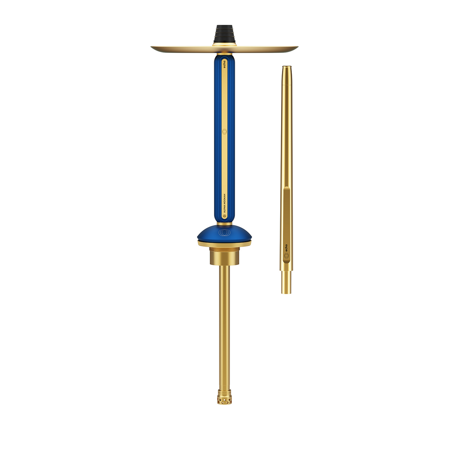 Кальян Alpha Hookah - Echo Gold Sapphire Blue