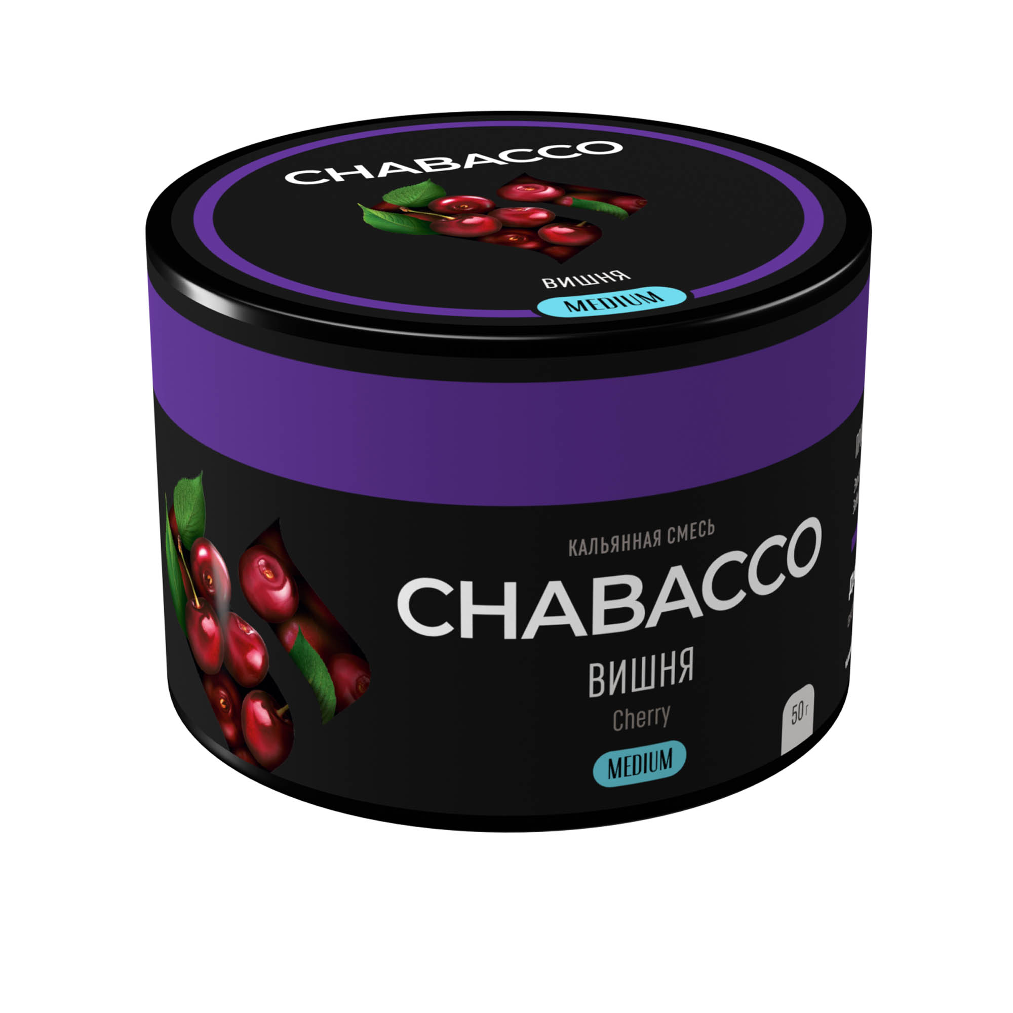 (M) Chabacco Medium 50 г Cherry (Вишня) (M) Chabacco Medium 50 г Cherry (Вишня)