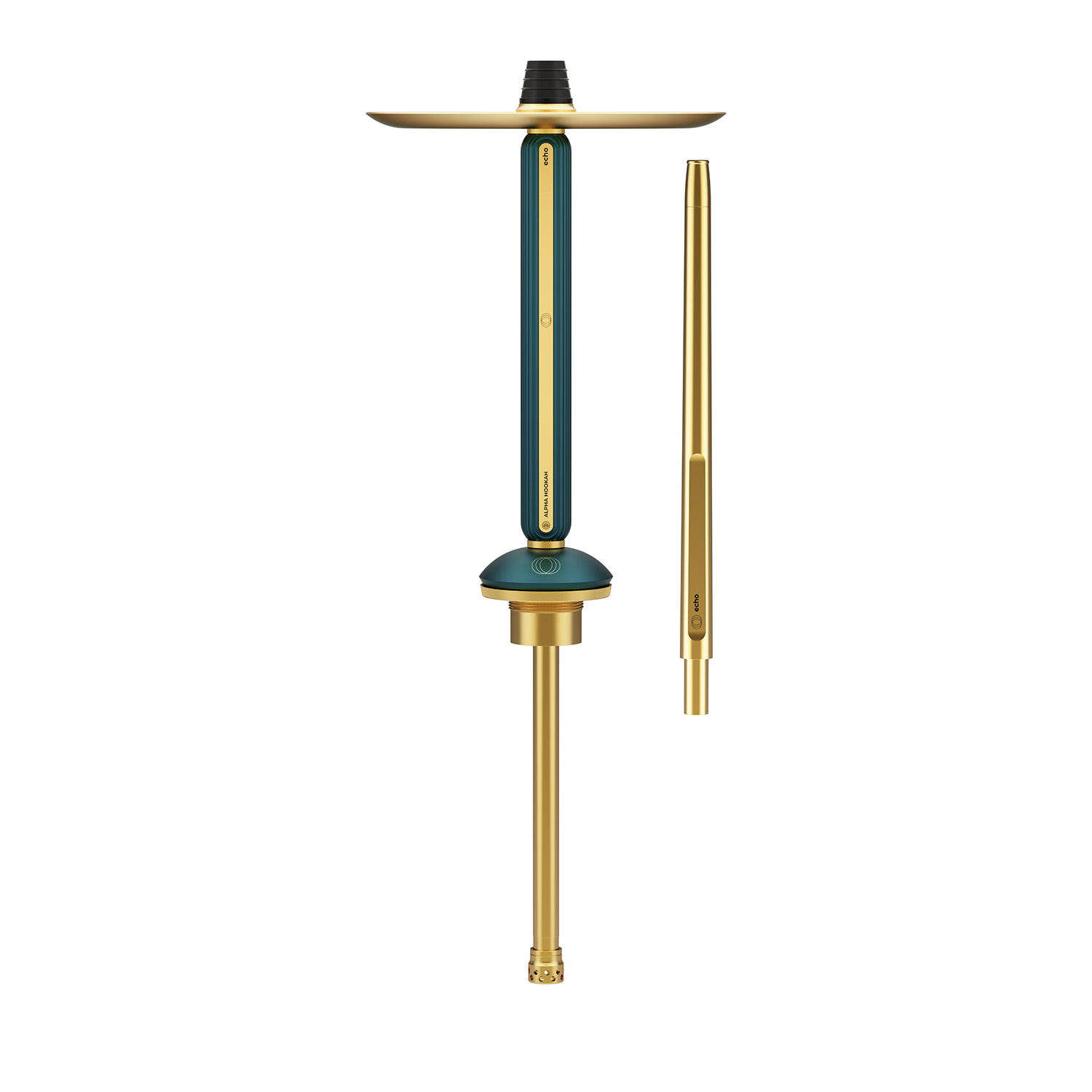 Кальян Alpha Hookah - Echo Gold Emerald Green