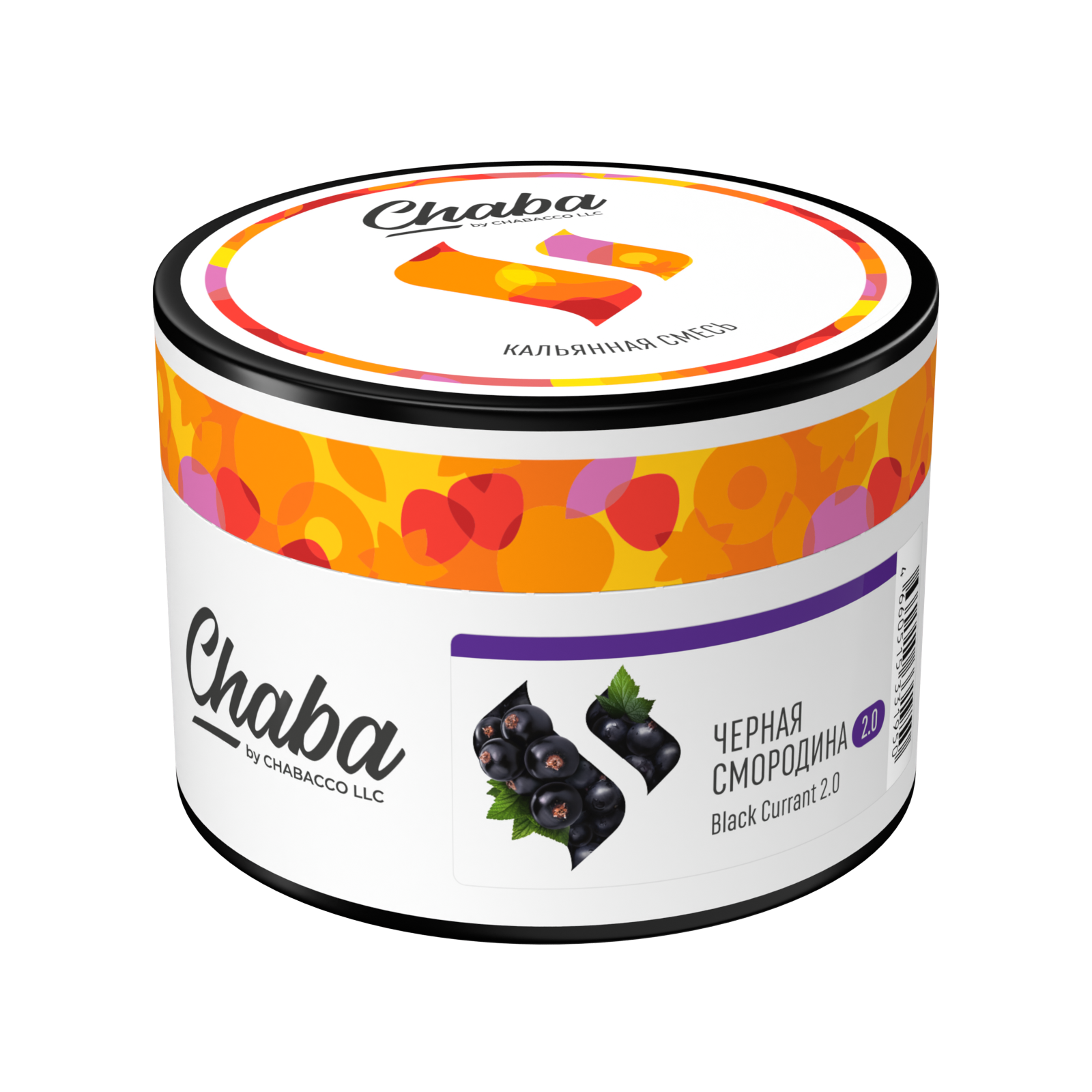 (M) Chaba Mix 40 г Black Currant 2.0 (Черная смородина) Nicotine Free