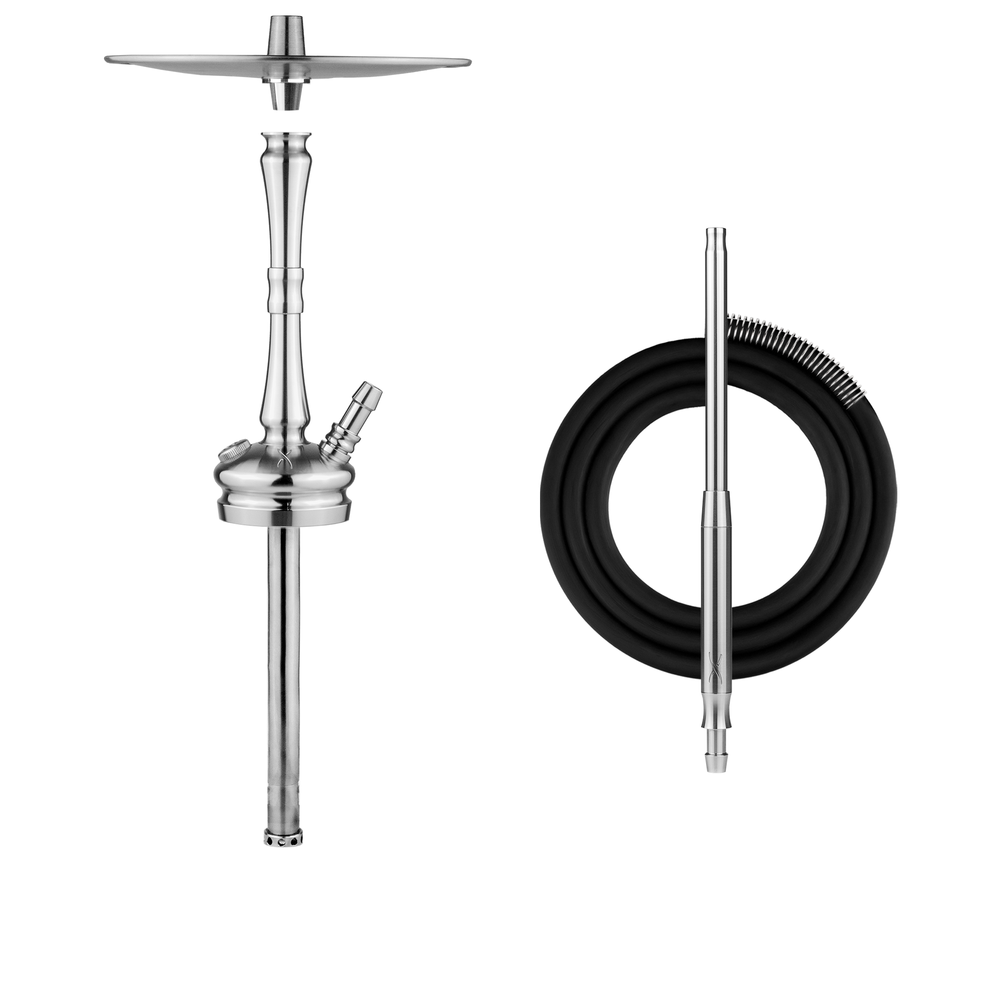 Кальян Hoob Go Pro Mini | Фикс. Блюдце | Нержавеющая сталь