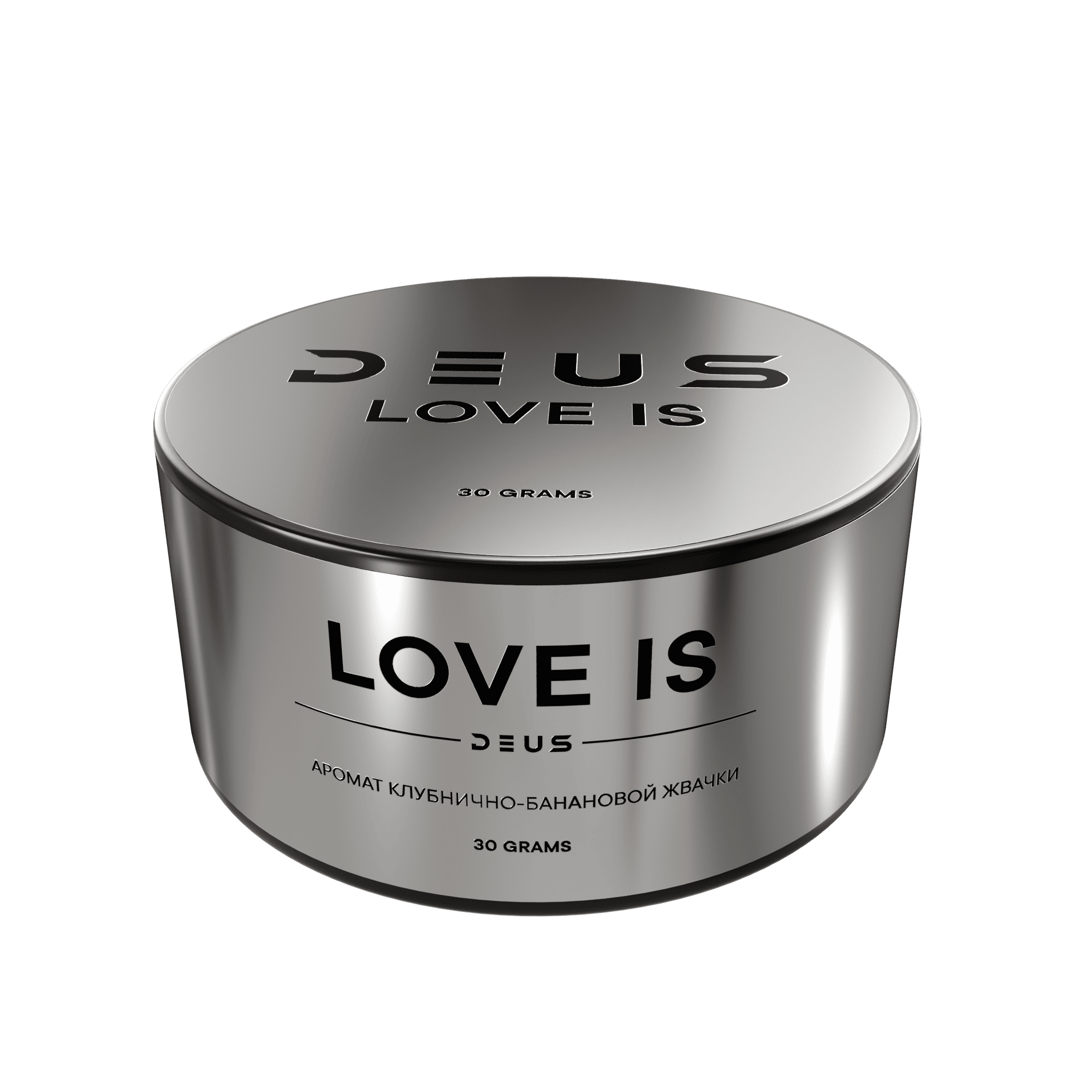  (m) deus 30 г love is (клубнично-банановая жвачка) 