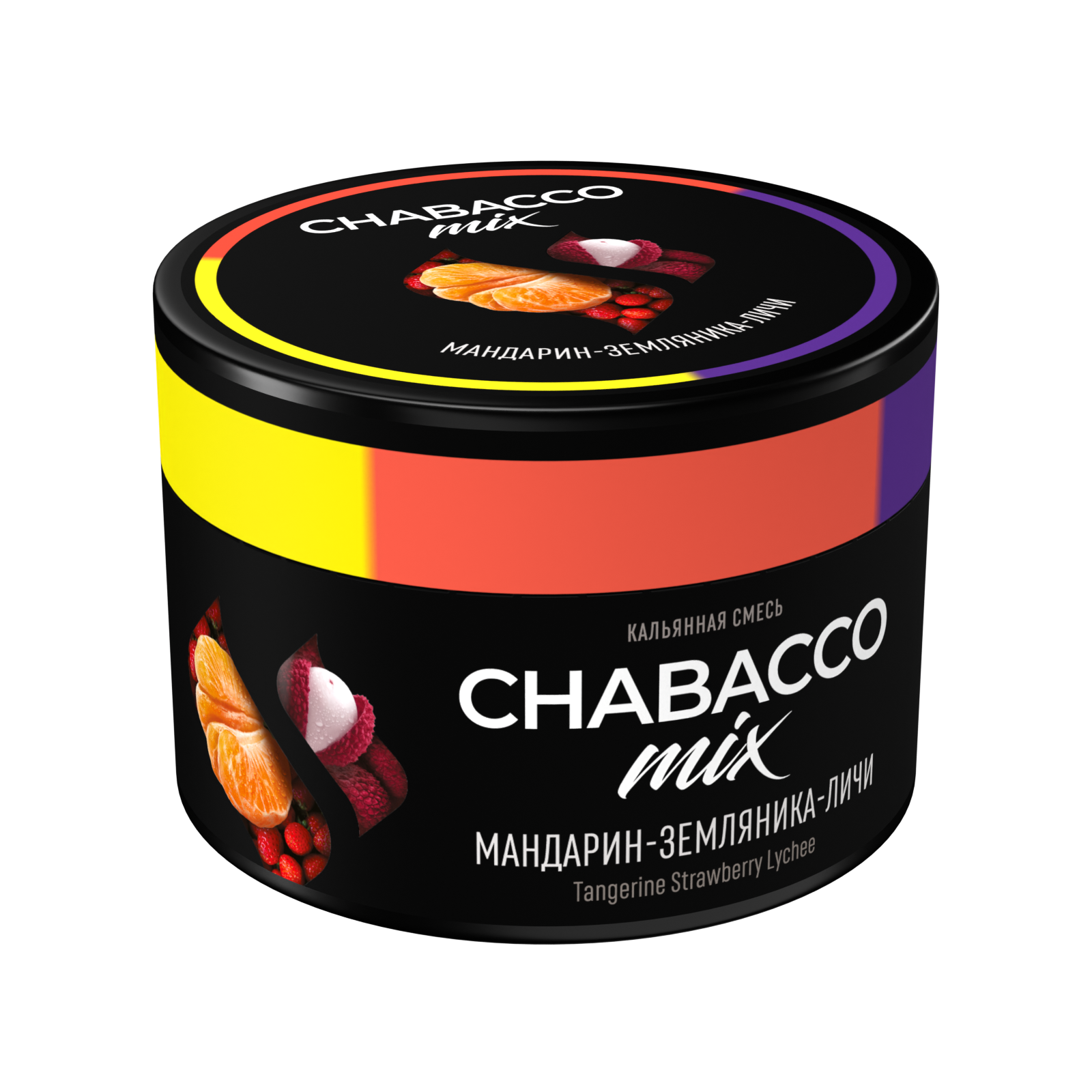 (M) Chabacco Mix 40 г Tangerine Strawberry Lychee (Мандарин земляника личи)