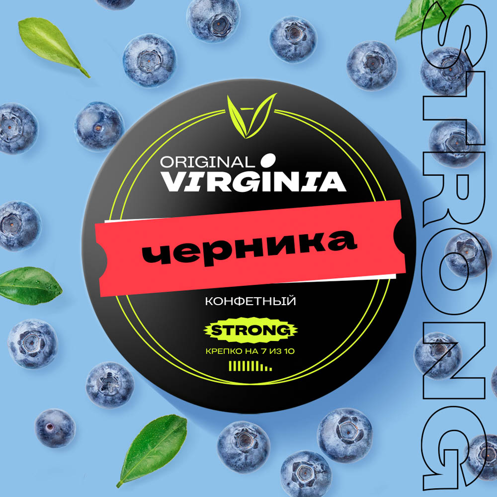 (M) Original Virginia Strong 100 г Черника