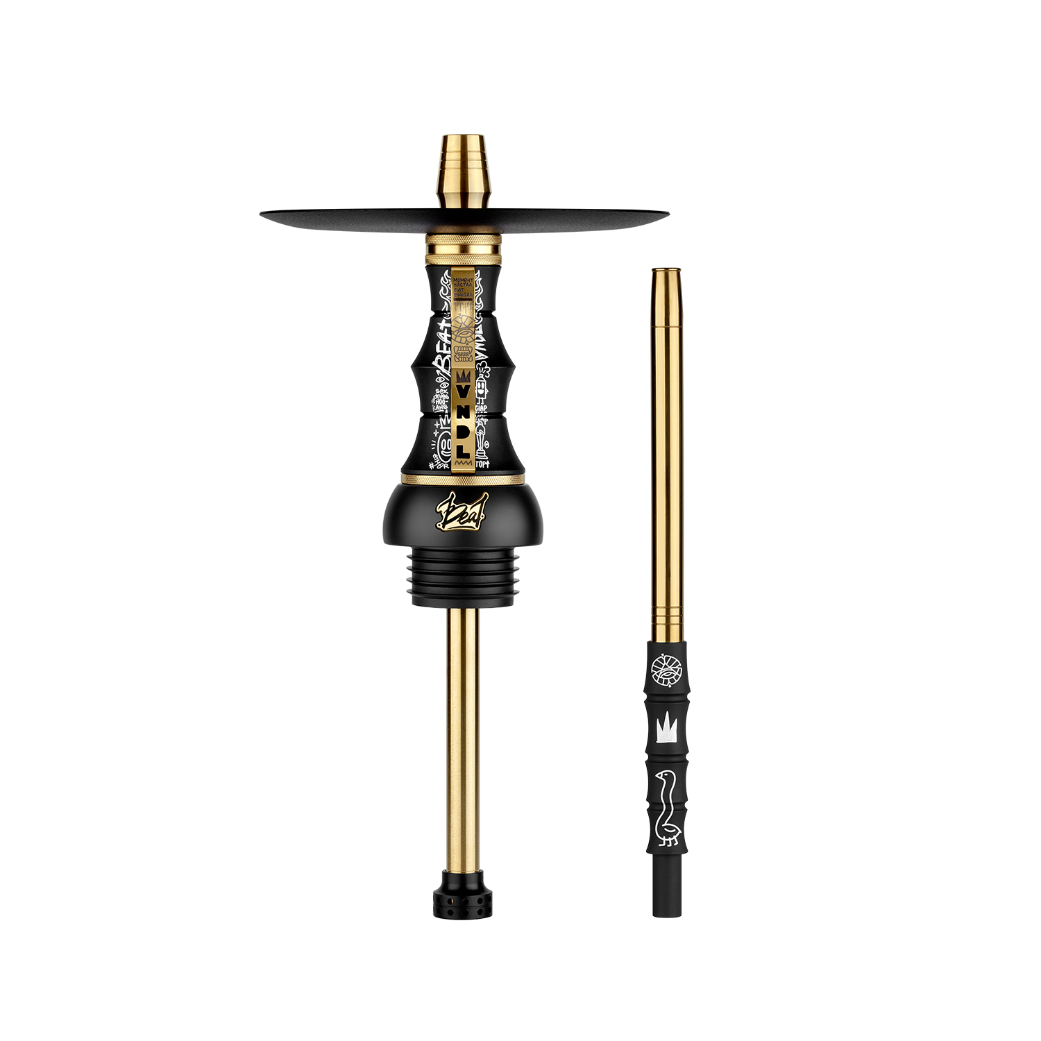  кальян alpha hookah - beat vndl (black) 