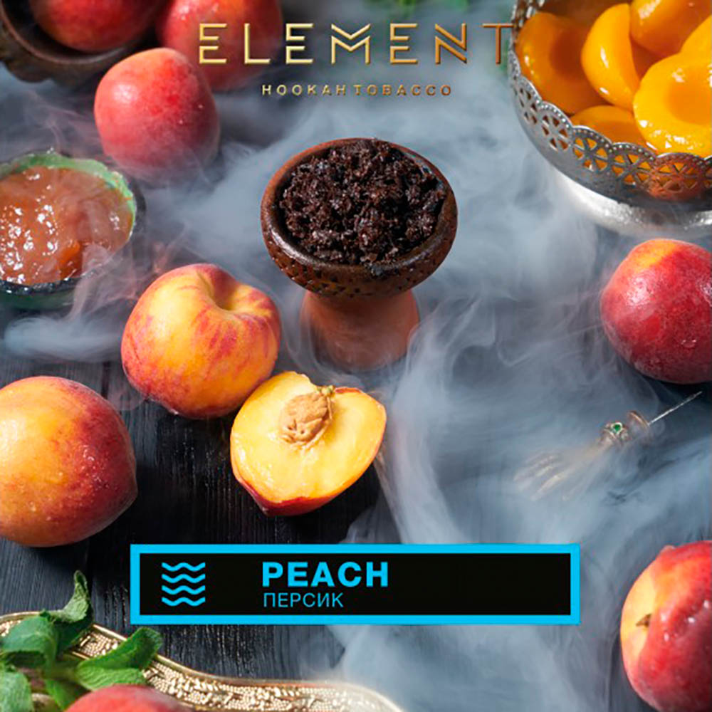  (m) element вода 25 г персик (peach) 