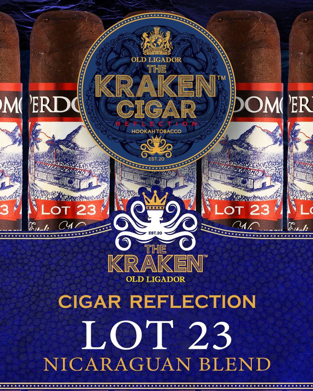(M) Kraken Line CIGAR Reflection 30 г Никарагуанский бленд ЛОТ 23