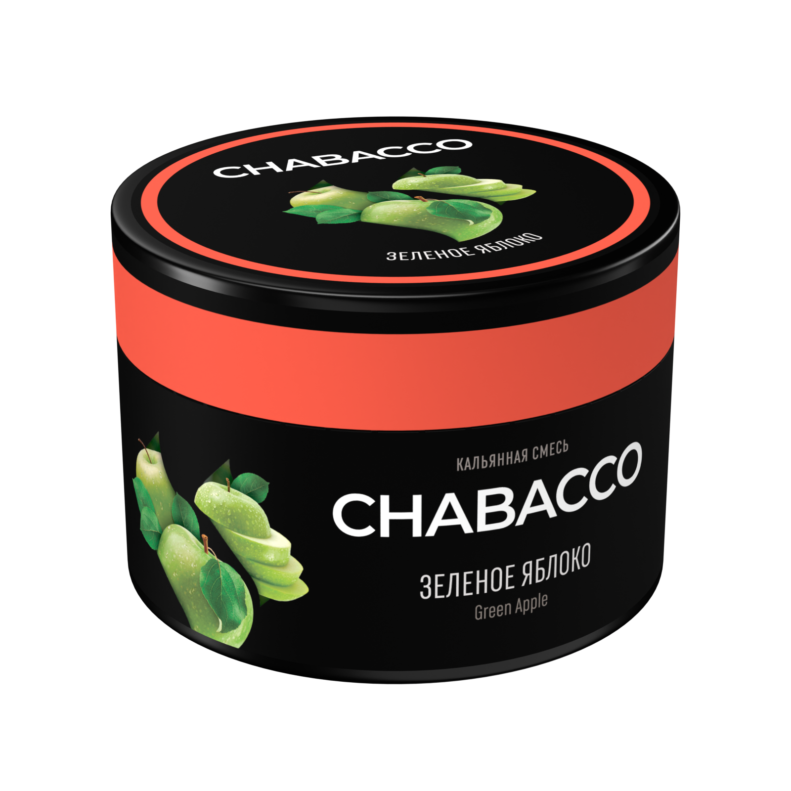 (M) Chabacco Medium 40 г Green Apple (Зеленое яблоко)