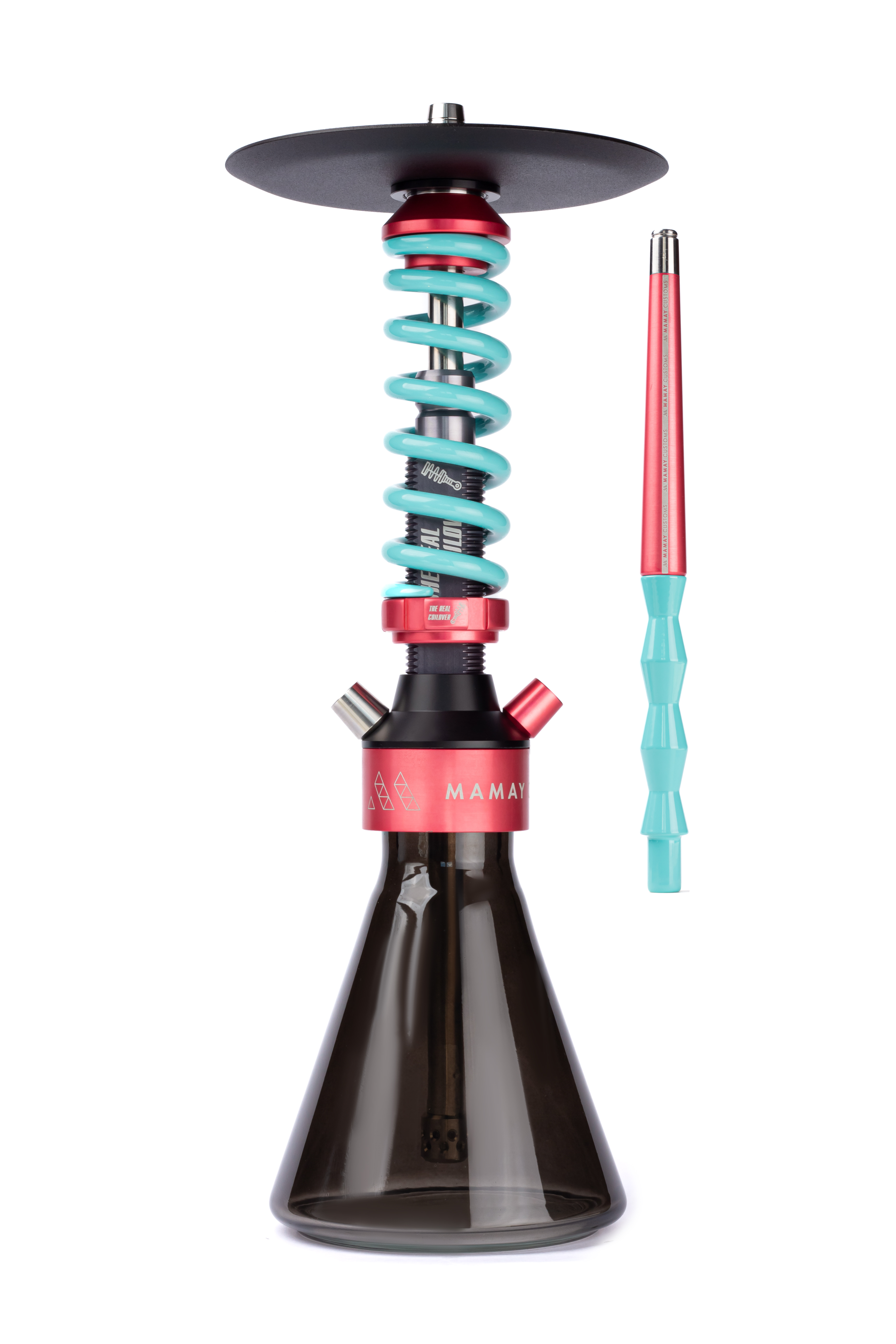 Кальян Mamay Customs Coilover TRC Pinky (Колба Conical Dark)