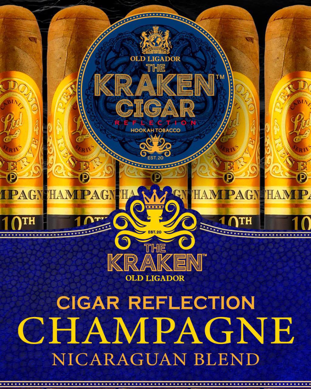 (M) Kraken Line CIGAR Reflection 30 г Никарагуанский бленд ШАМПАНЬ