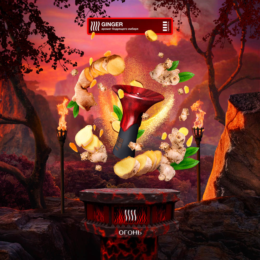 (M) Element Огонь 25 г Ginger (Имбирь)
