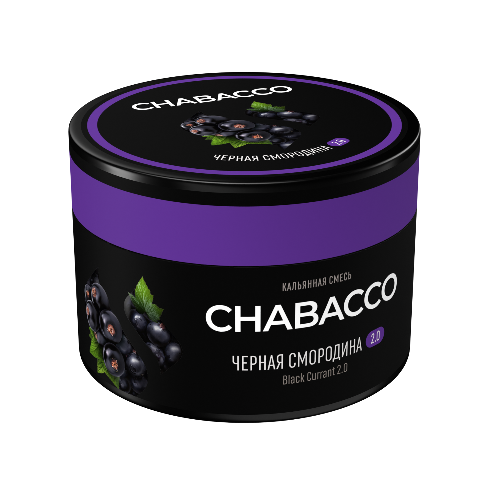 (M) Chabacco Medium 40 г Black Currant 2.0 (Черная смородина)
