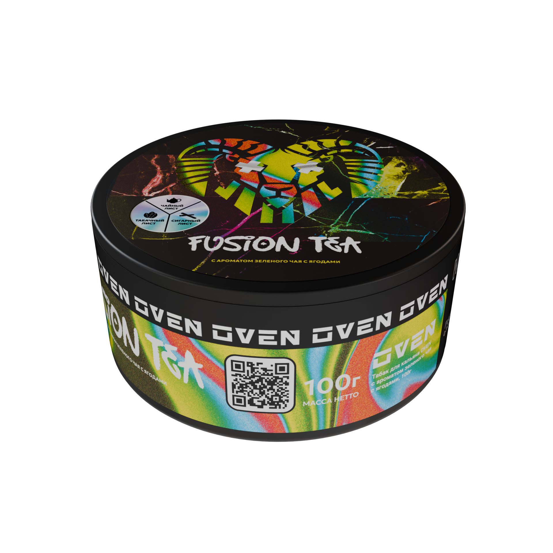 (M) Oven 100 г Fusion Tea (Зеленый чай с ягодами)