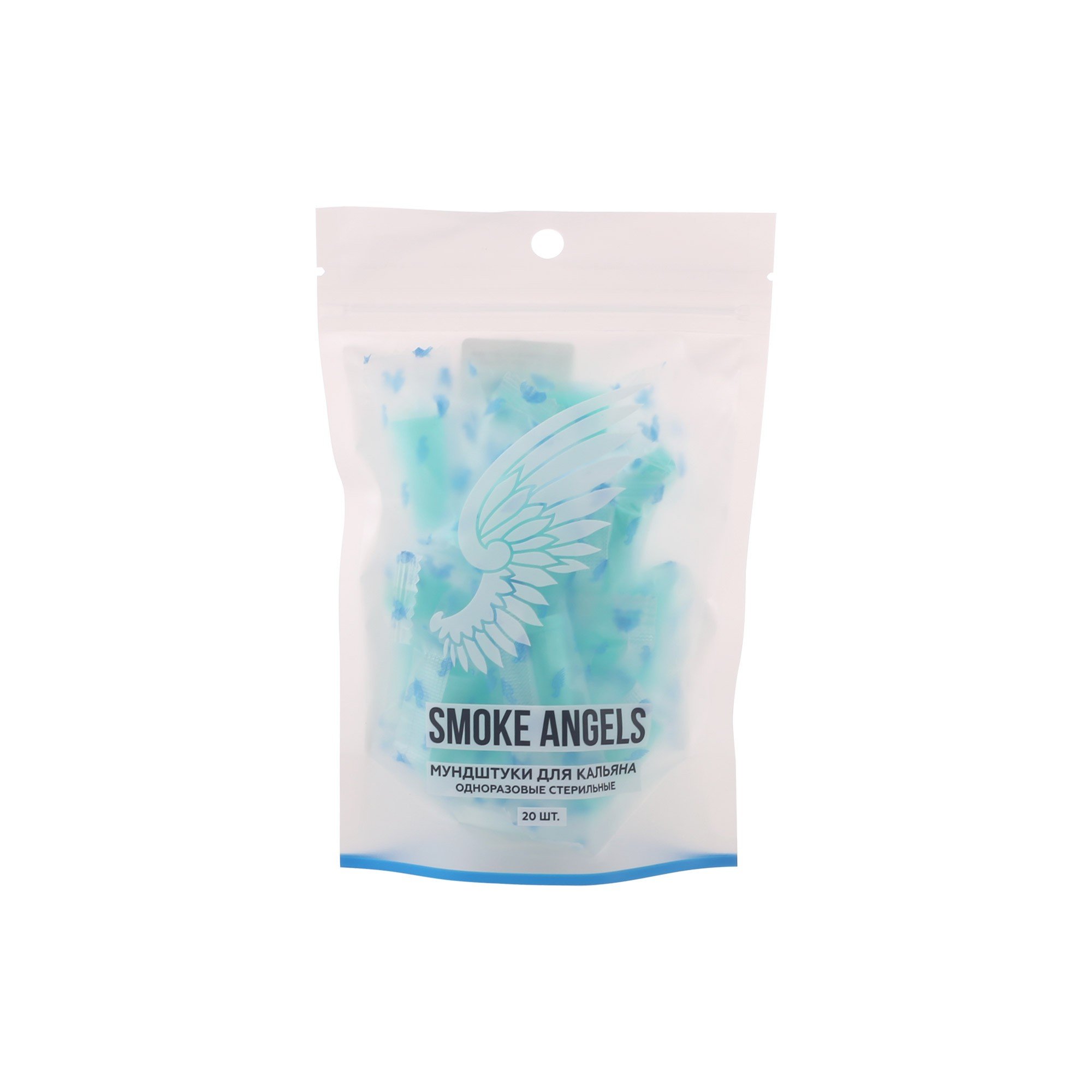 Одноразовые мундштуки Smoke Angels (20 шт.) Одноразовые мундштуки Smoke Angels (20 шт.)