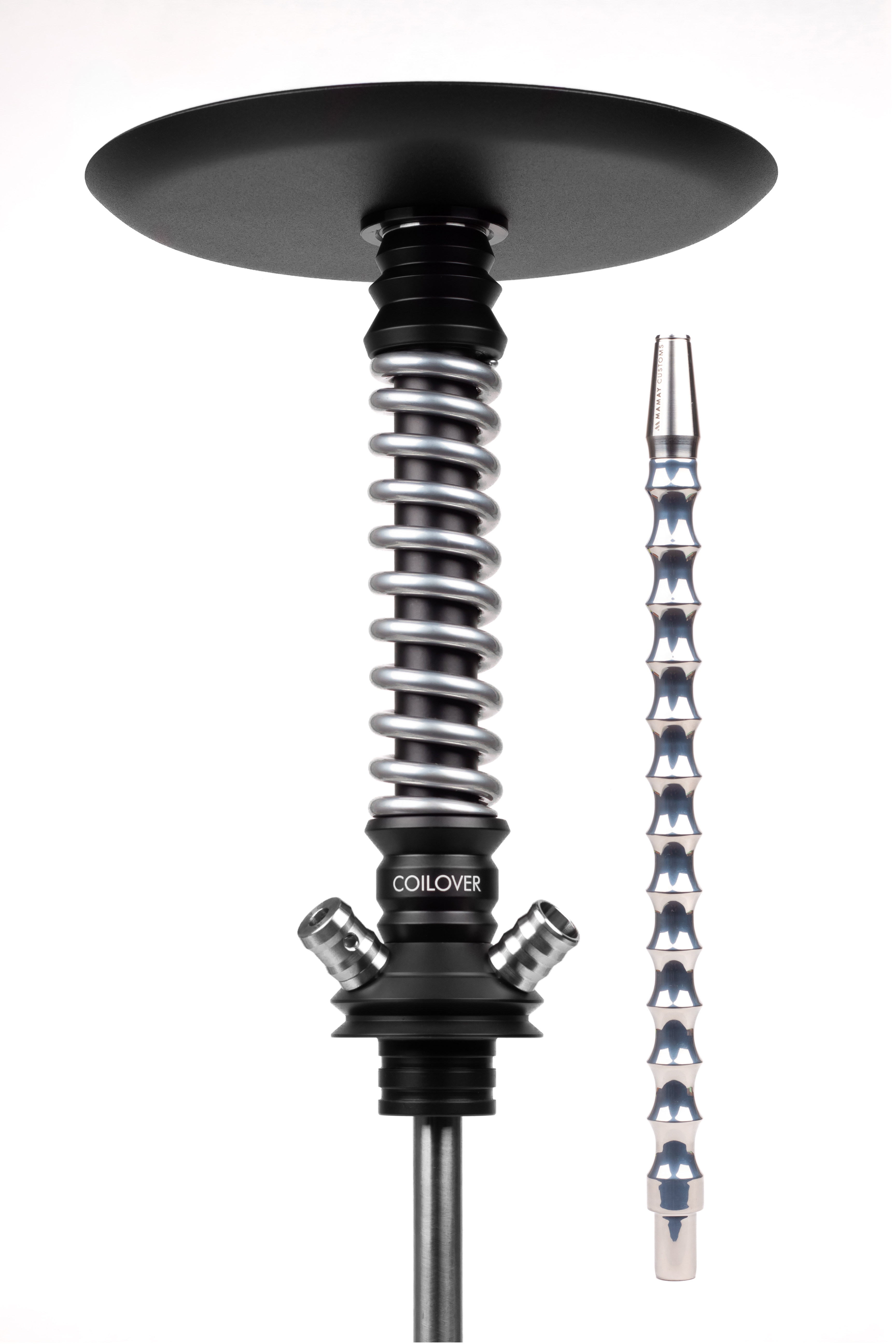 Кальян Mamay Сustoms Coilover Mini Base Черный матовый/Хром