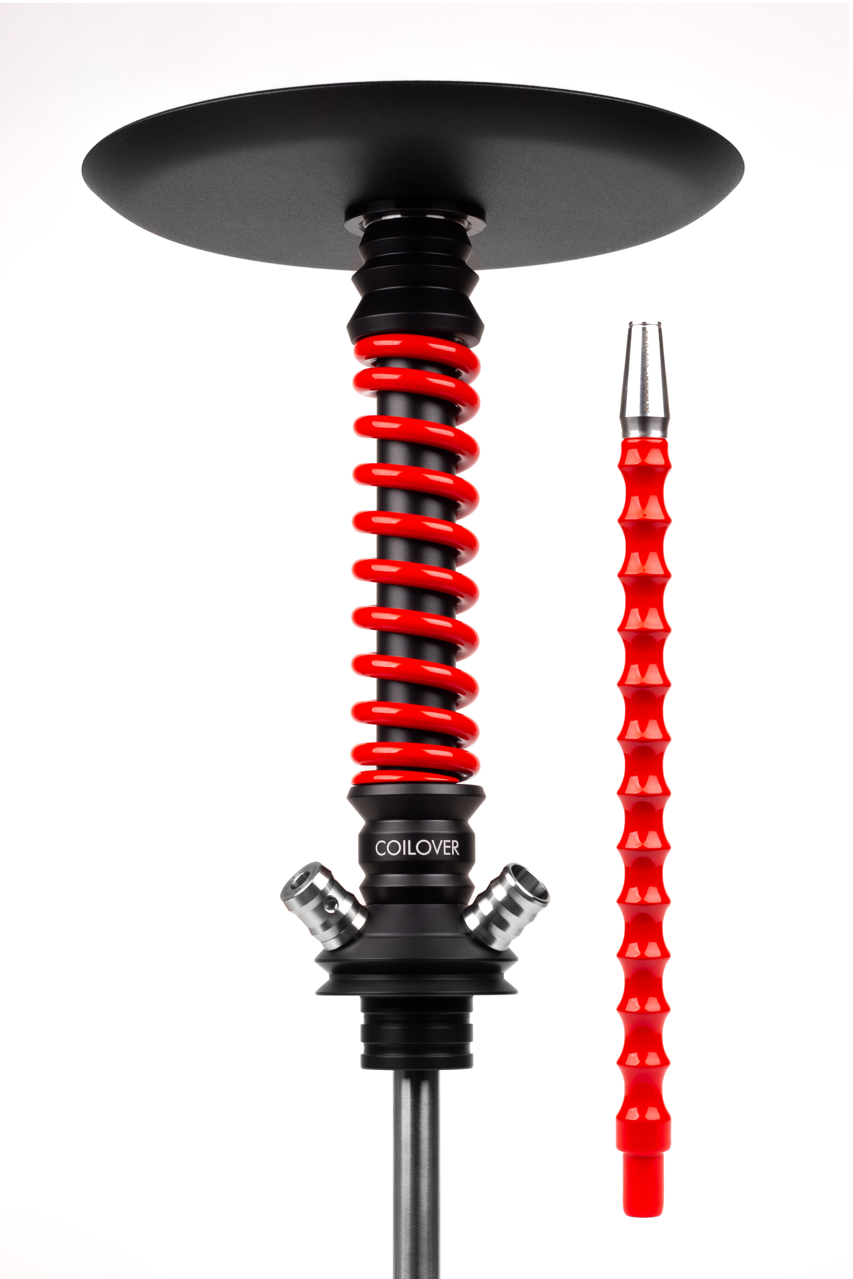 Кальян Mamay Сustoms Coilover Mini Base Черный матовый/Красный лак