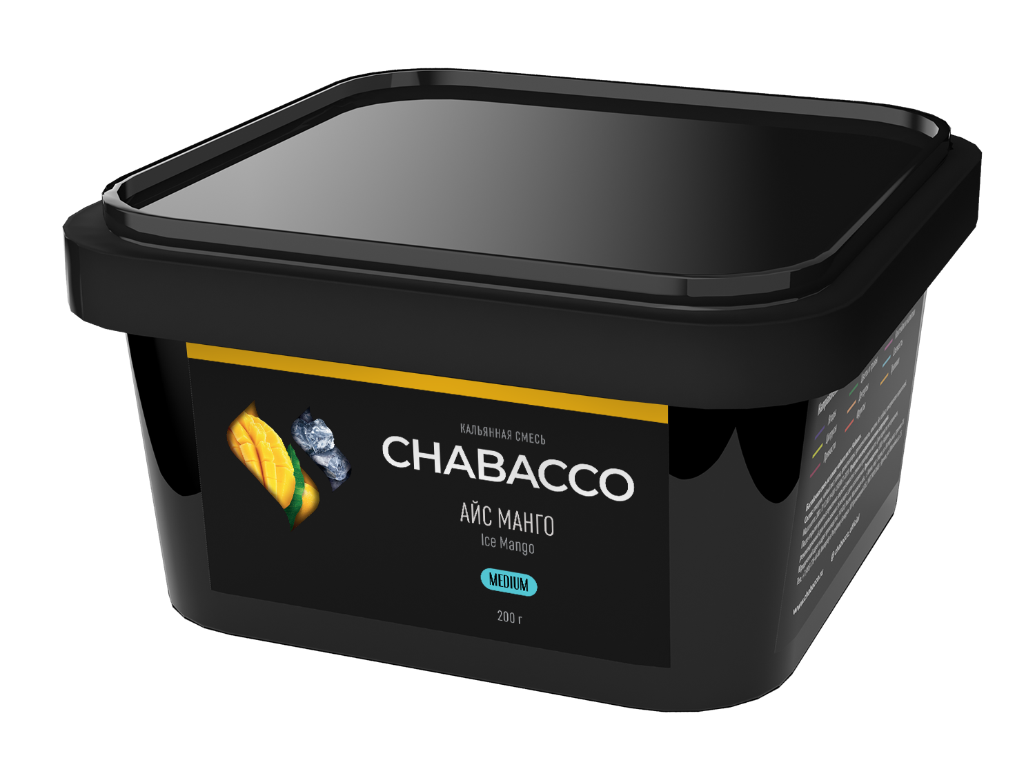 (M) Chabacco Medium 200 г Ice Mango (Ледяное Манго)