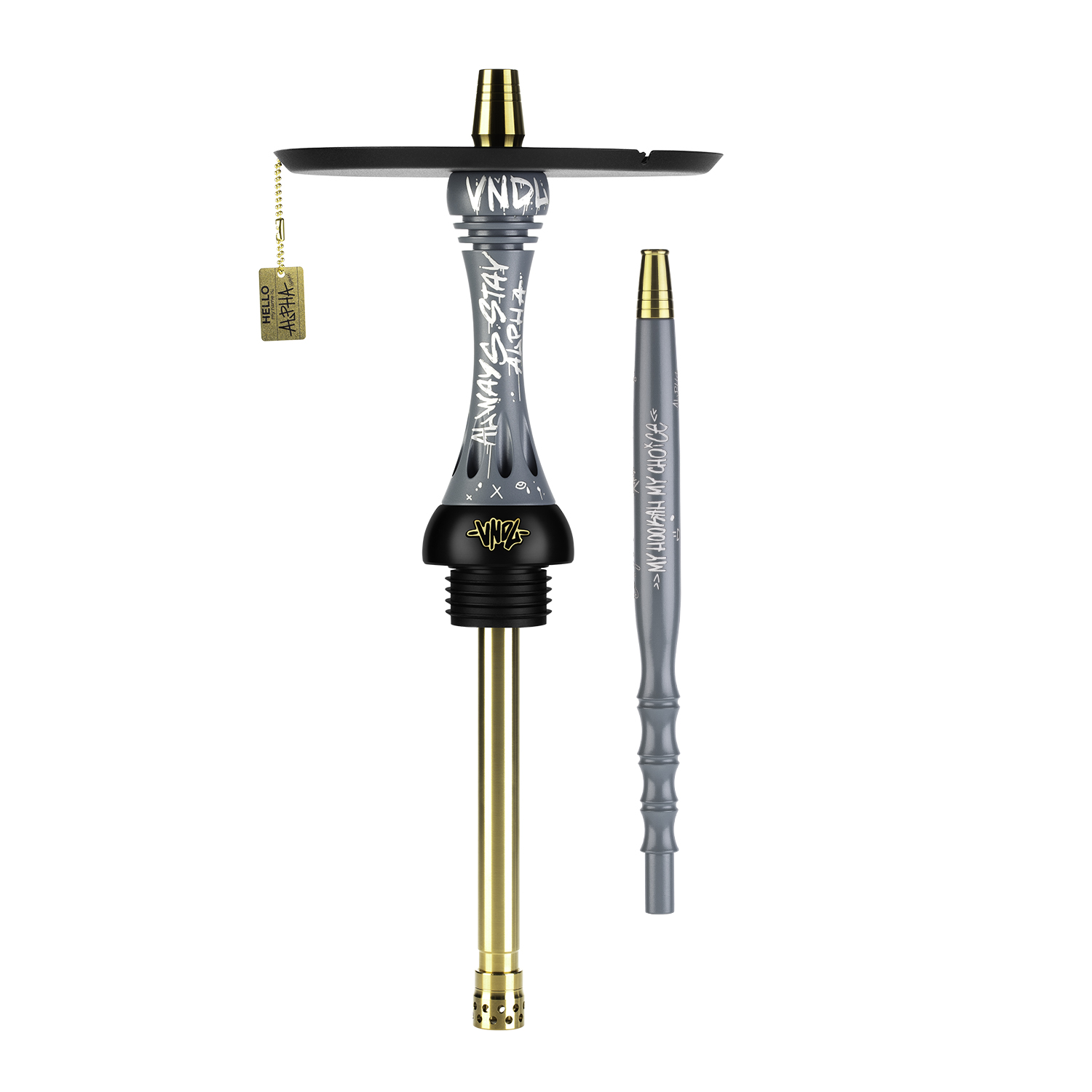 Кальян Alpha Hookah - Model X SS VNDL Nardo Grey