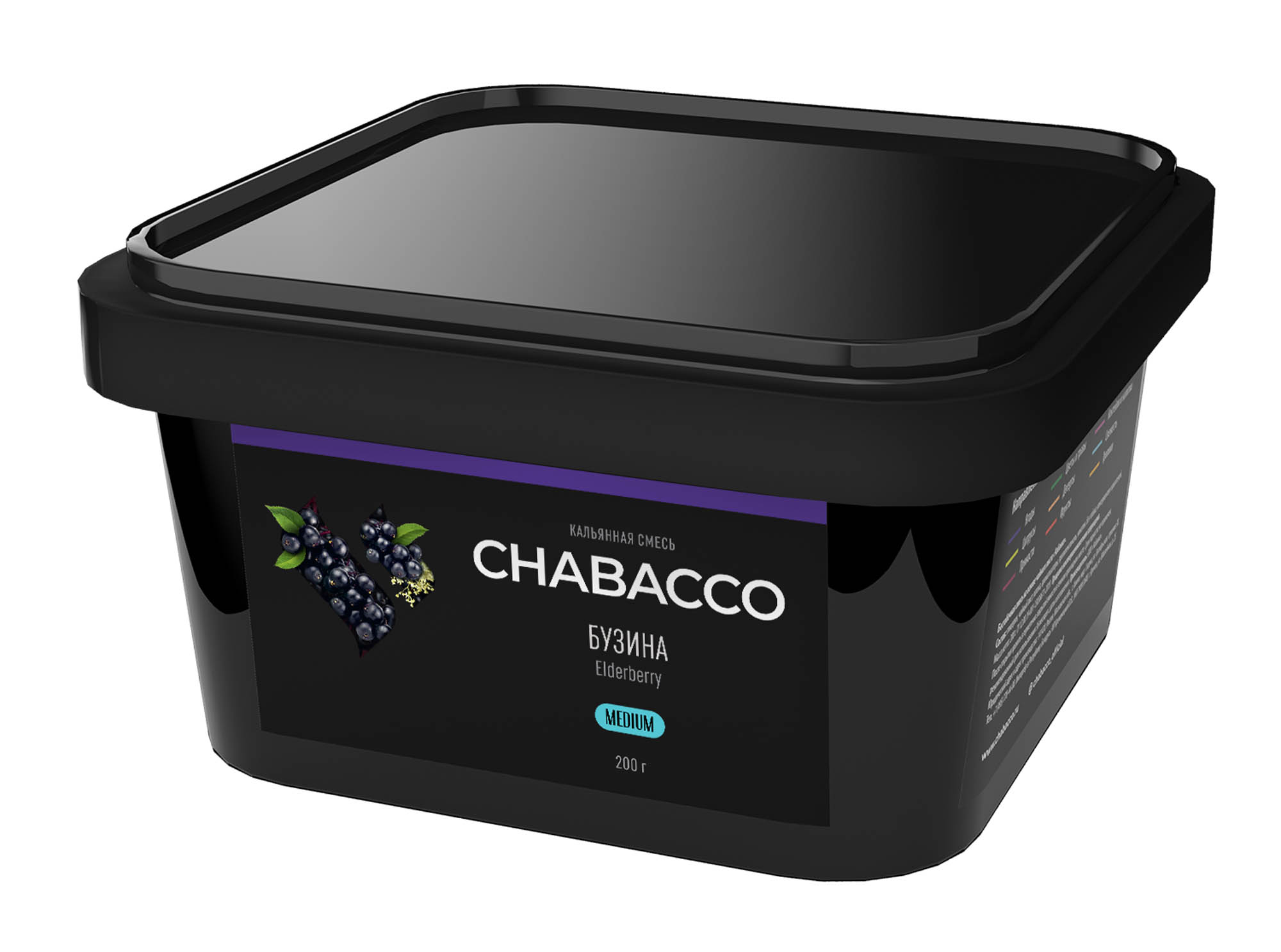(M) Chabacco Medium 200 г Elderberry (Бузина)