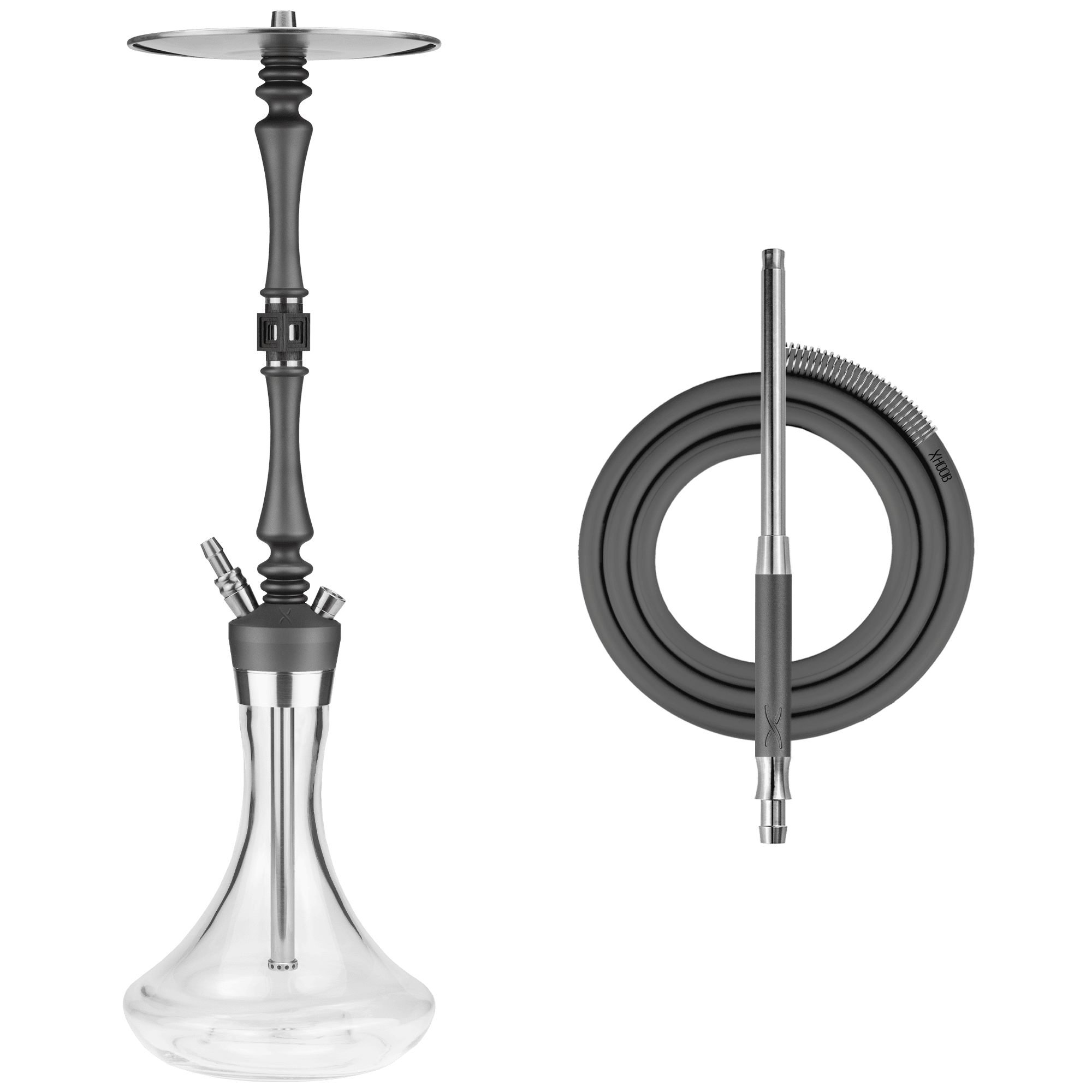 Кальян Hoob Mars Pro | Космический серый x Нержавеющая сталь