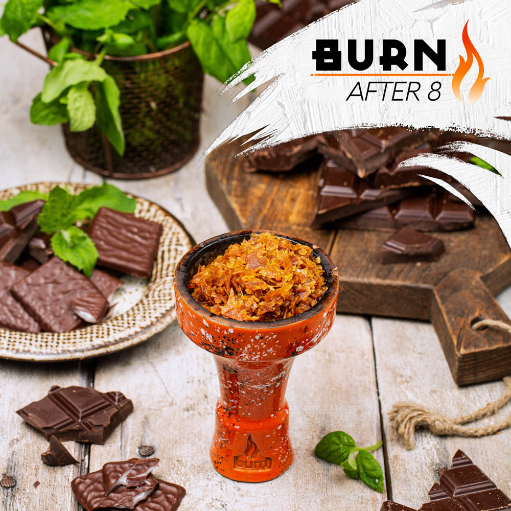 (M) Burn 20 г After 8 (Швейцарские шоколадно-мятные конфеты)