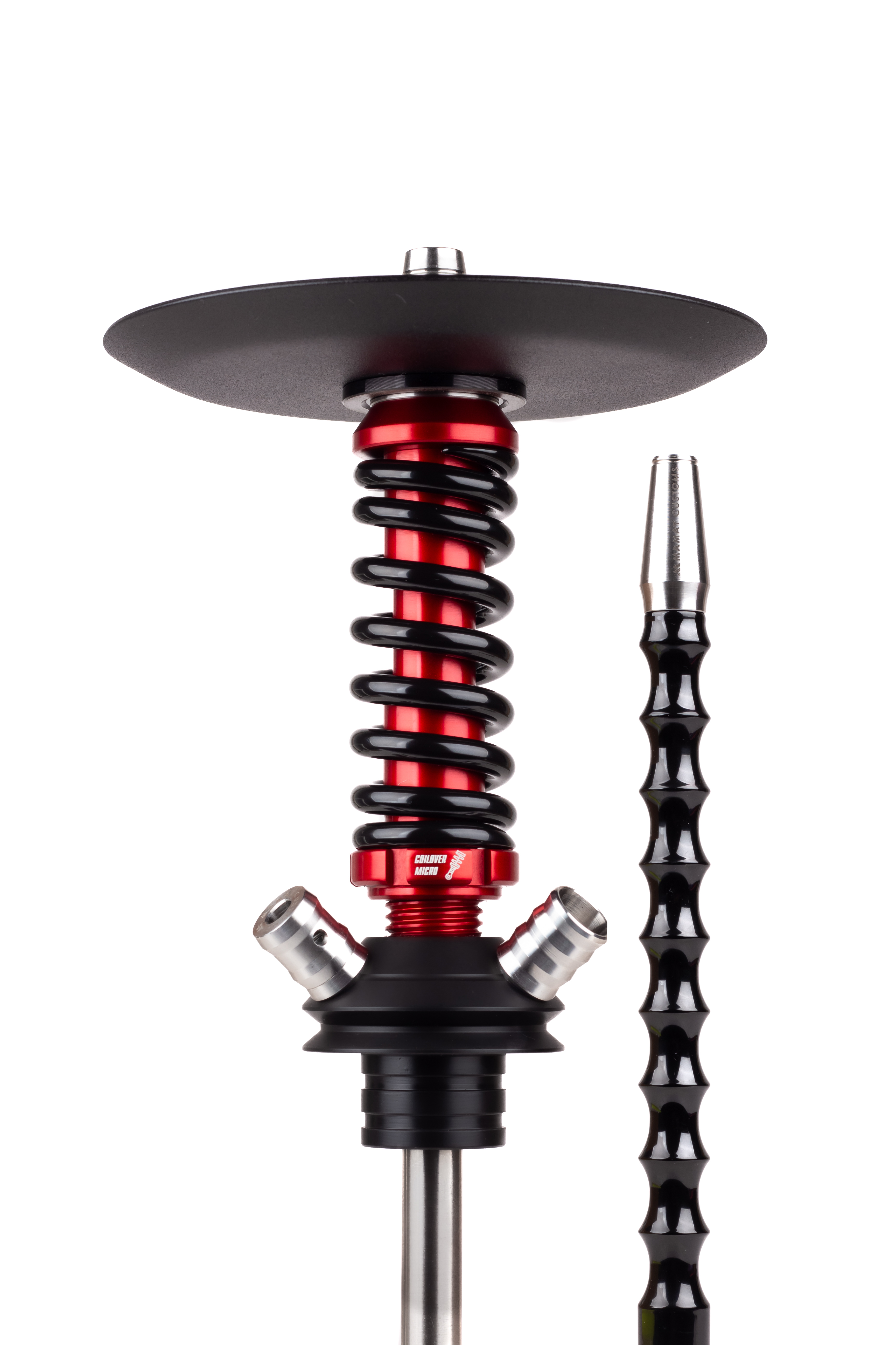 Кальян Mamay Customs Coilover Micro Anod Красный/Черный глянец