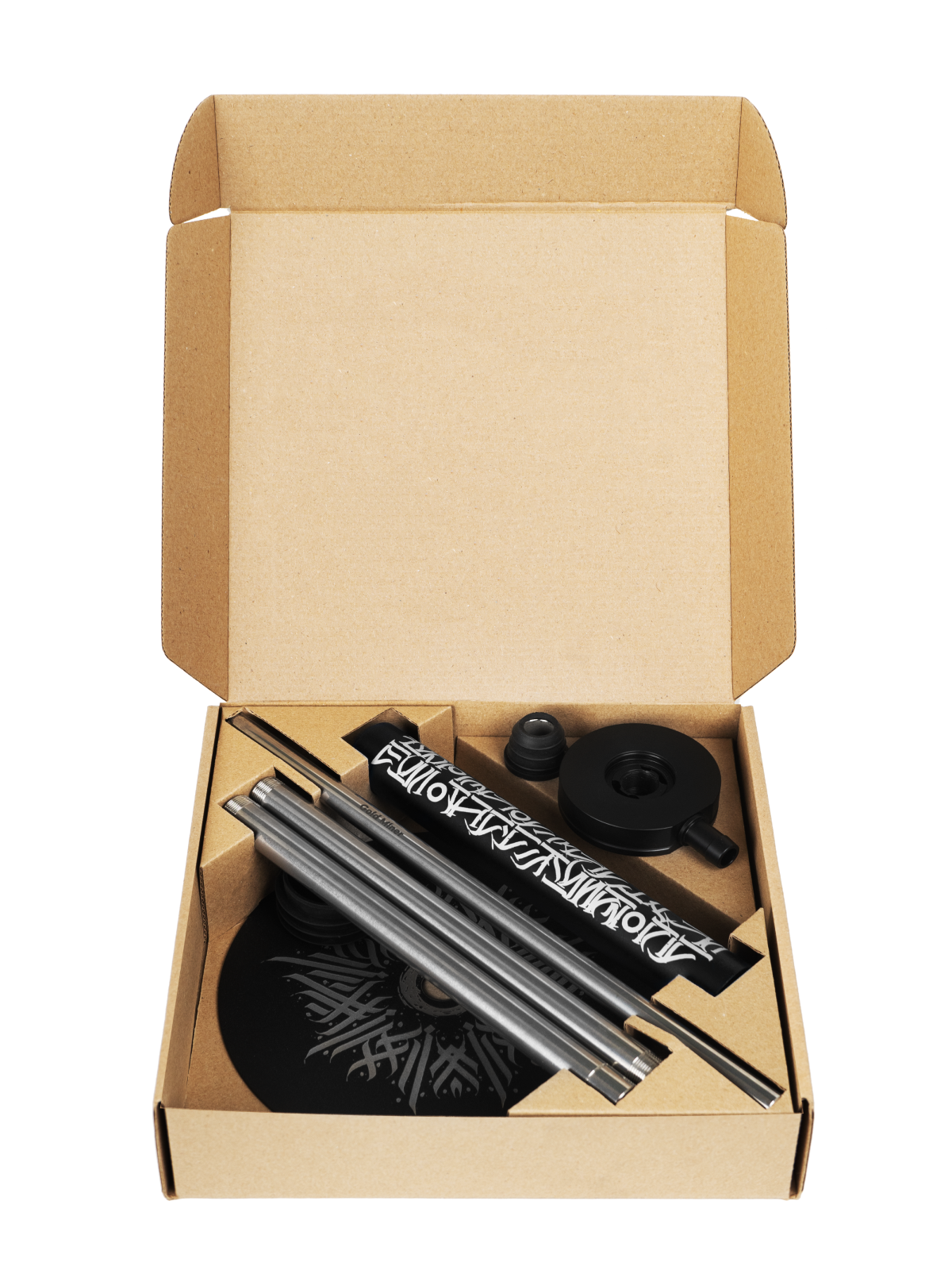  кальян gold miner - freestyle calligraphy (black) 