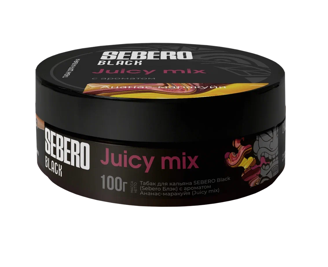 (M) Sebero Black 100 г Juicy Mix (Ананас и маракуйя) (M) Sebero Black 100 г Juicy Mix (Ананас и маракуйя)