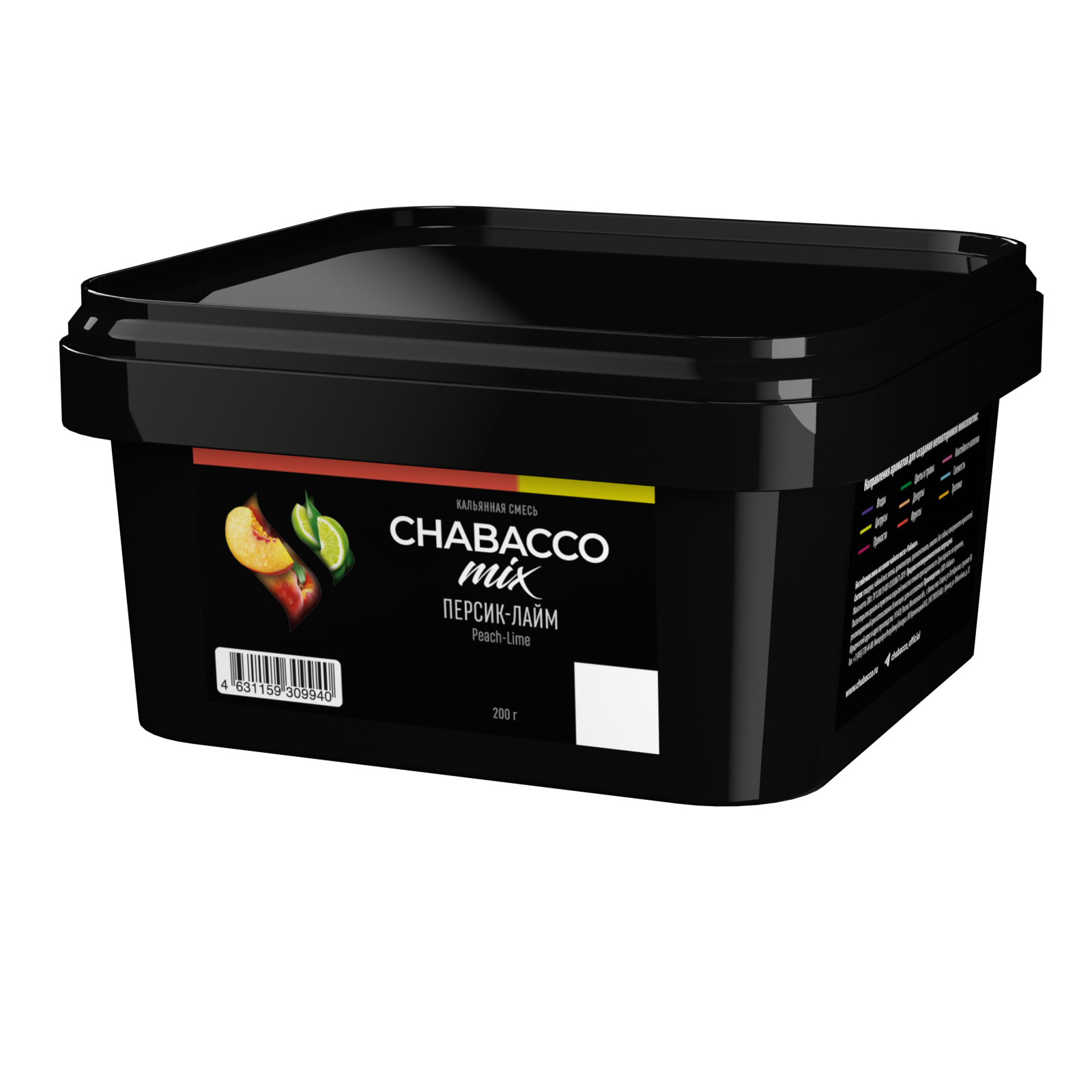 (M) Chabacco Mix 200 г Peach-Lime (Персик-Лайм)