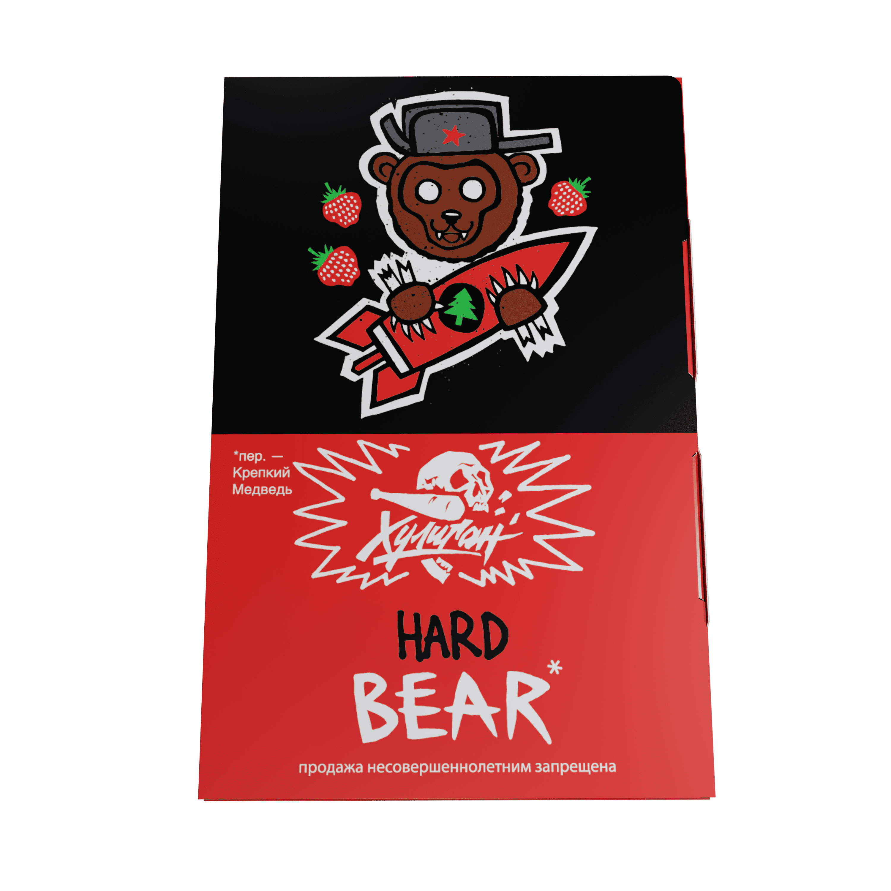 (M) Хулиган Хард 25 г Bear (Клубника с елкой)