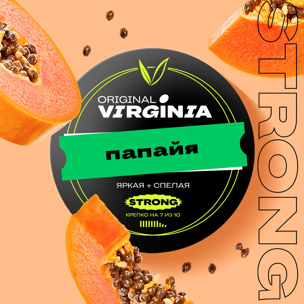 (M) Original Virginia Strong 25 г Папайя (M) Original Virginia Strong 25 г Папайя