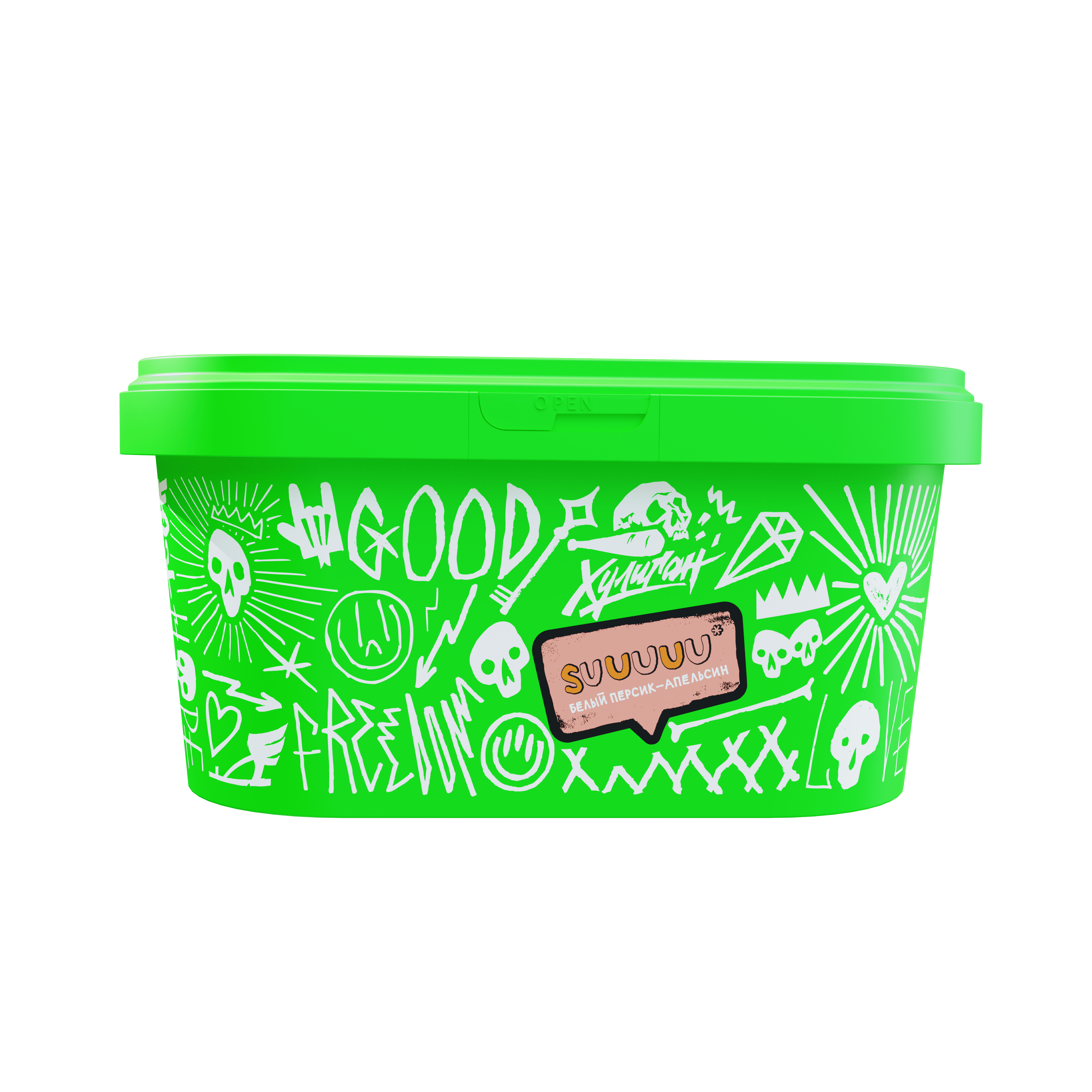 (M) Хулиган 200 г SUUUUU (Белый персик-апельсин)