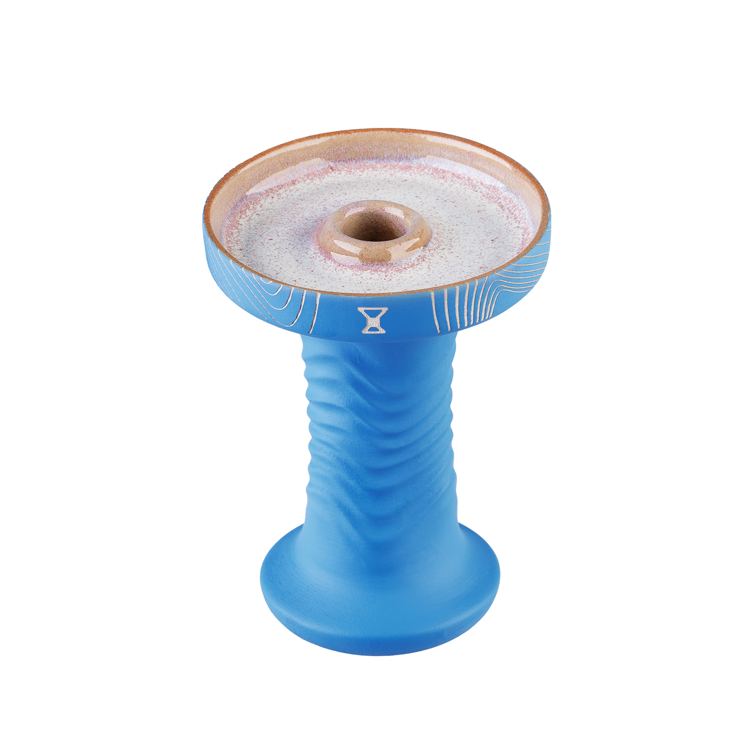  чаша alpha hookah - wave phunnel south blue 