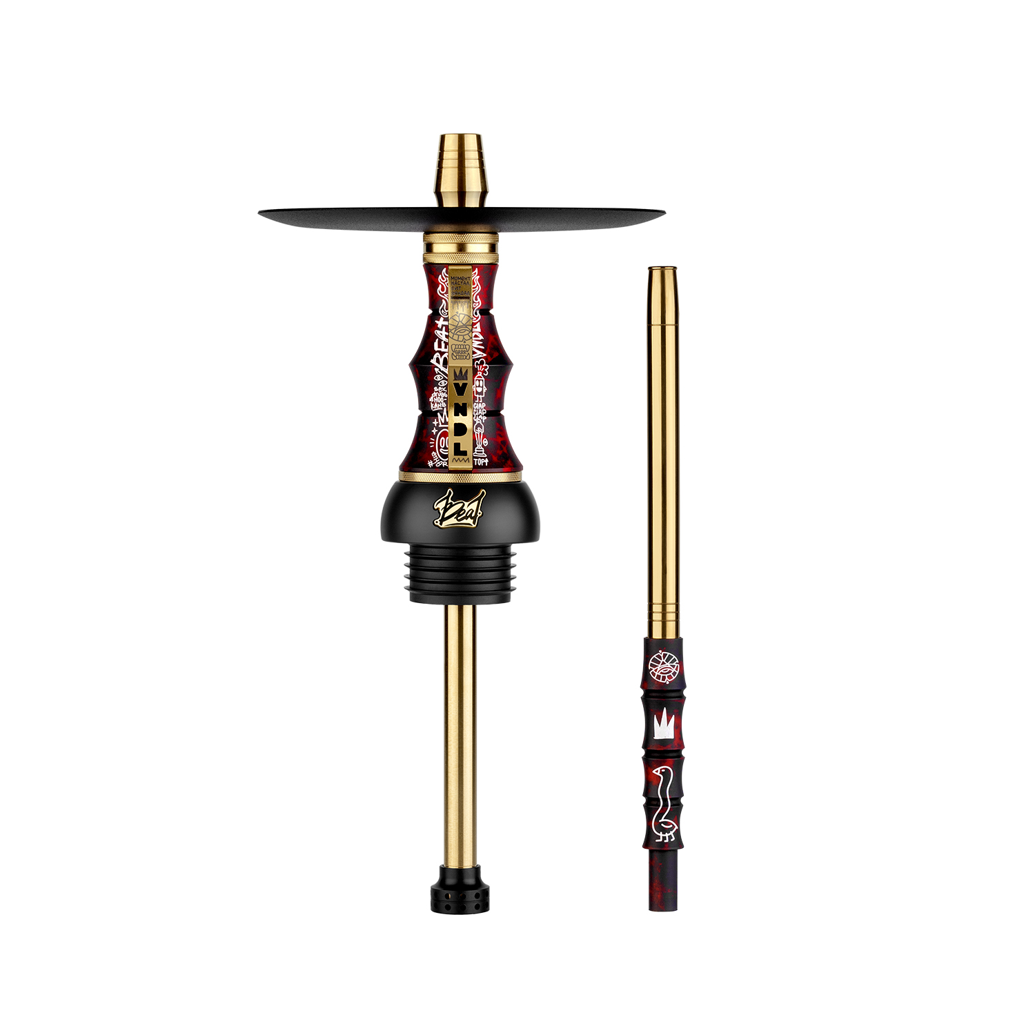  кальян alpha hookah - beat vndl (red) 