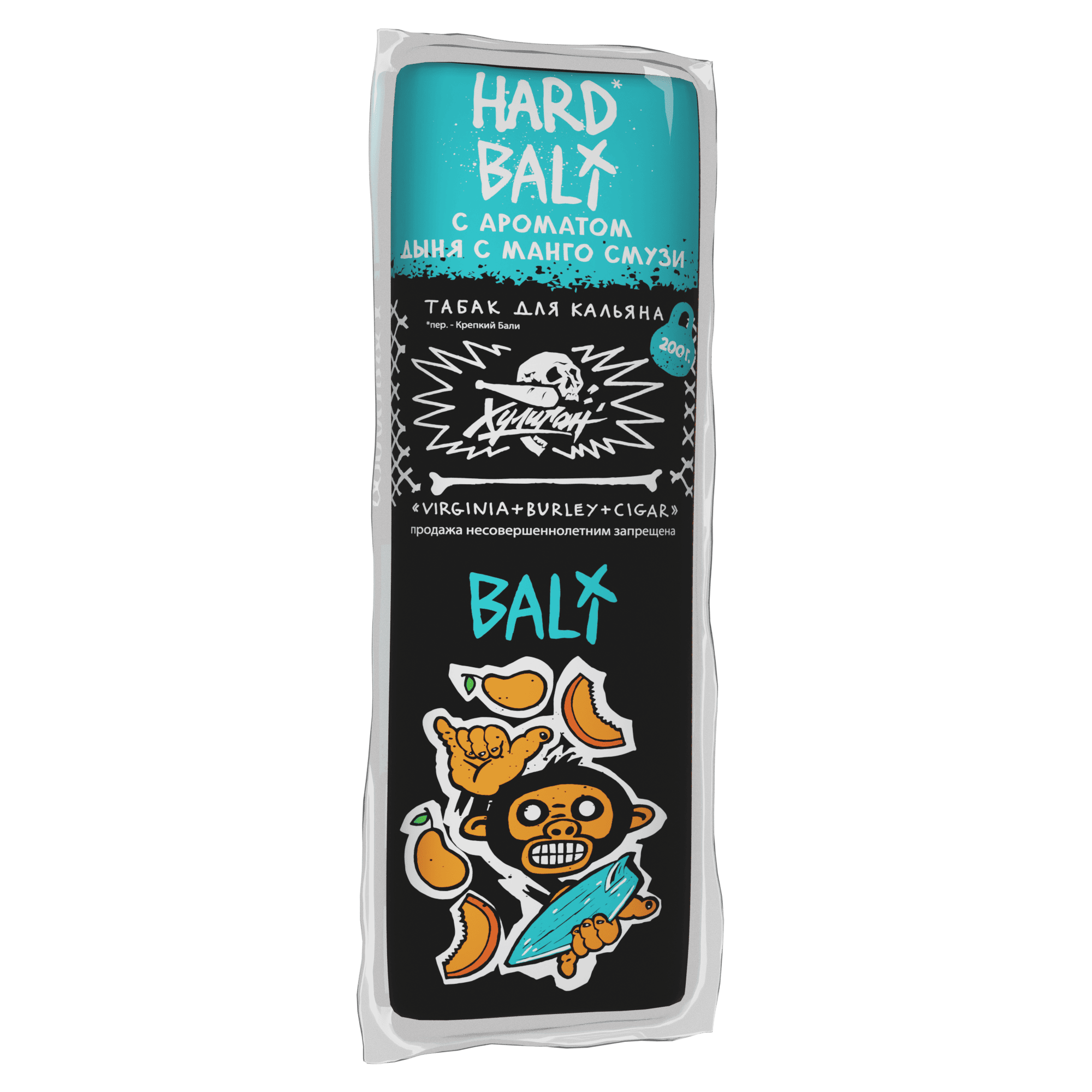 (M) Хулиган Хард 200 г Bali (Дыня с манго смузи)