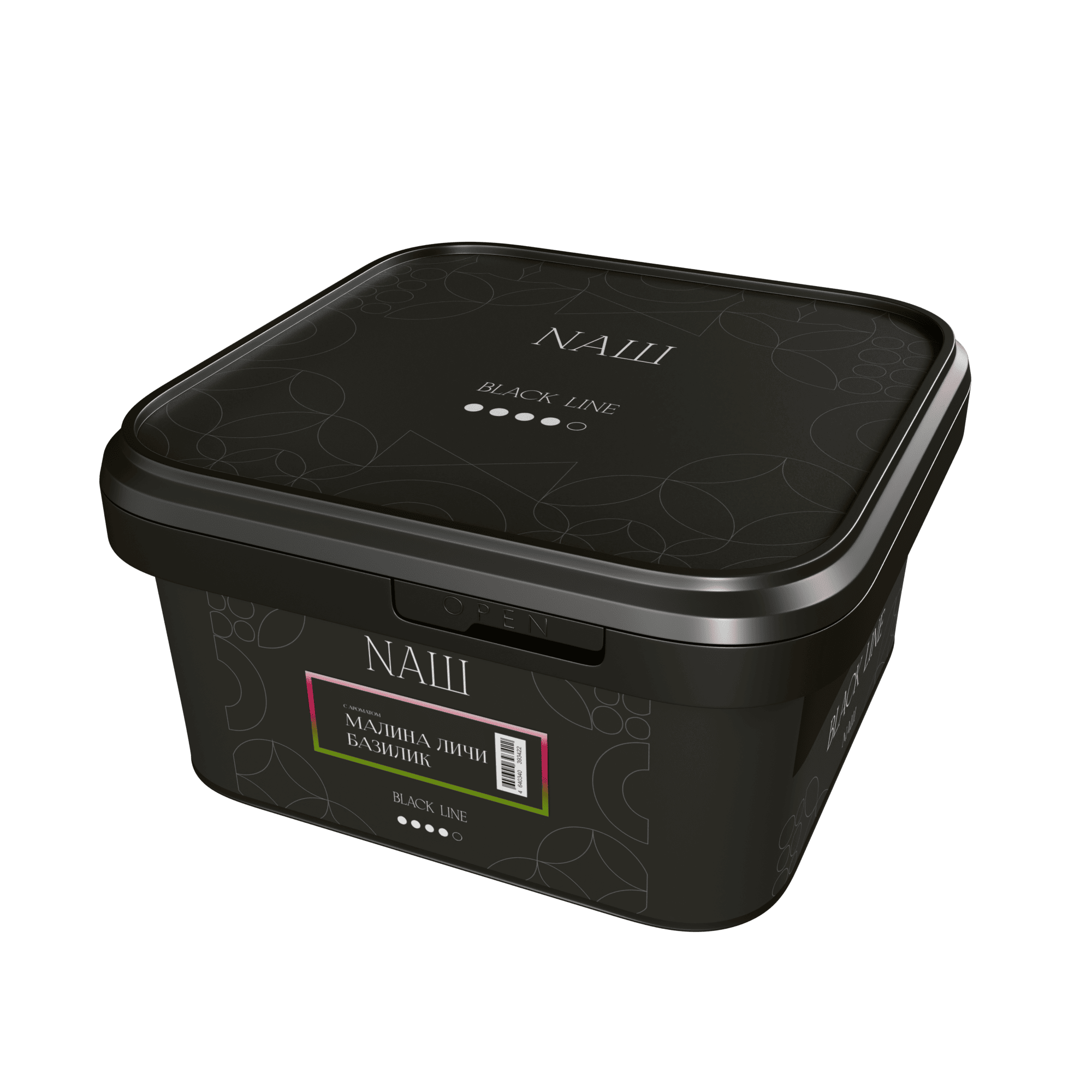(M) Nаш Black 200 г Малина Личи Базилик