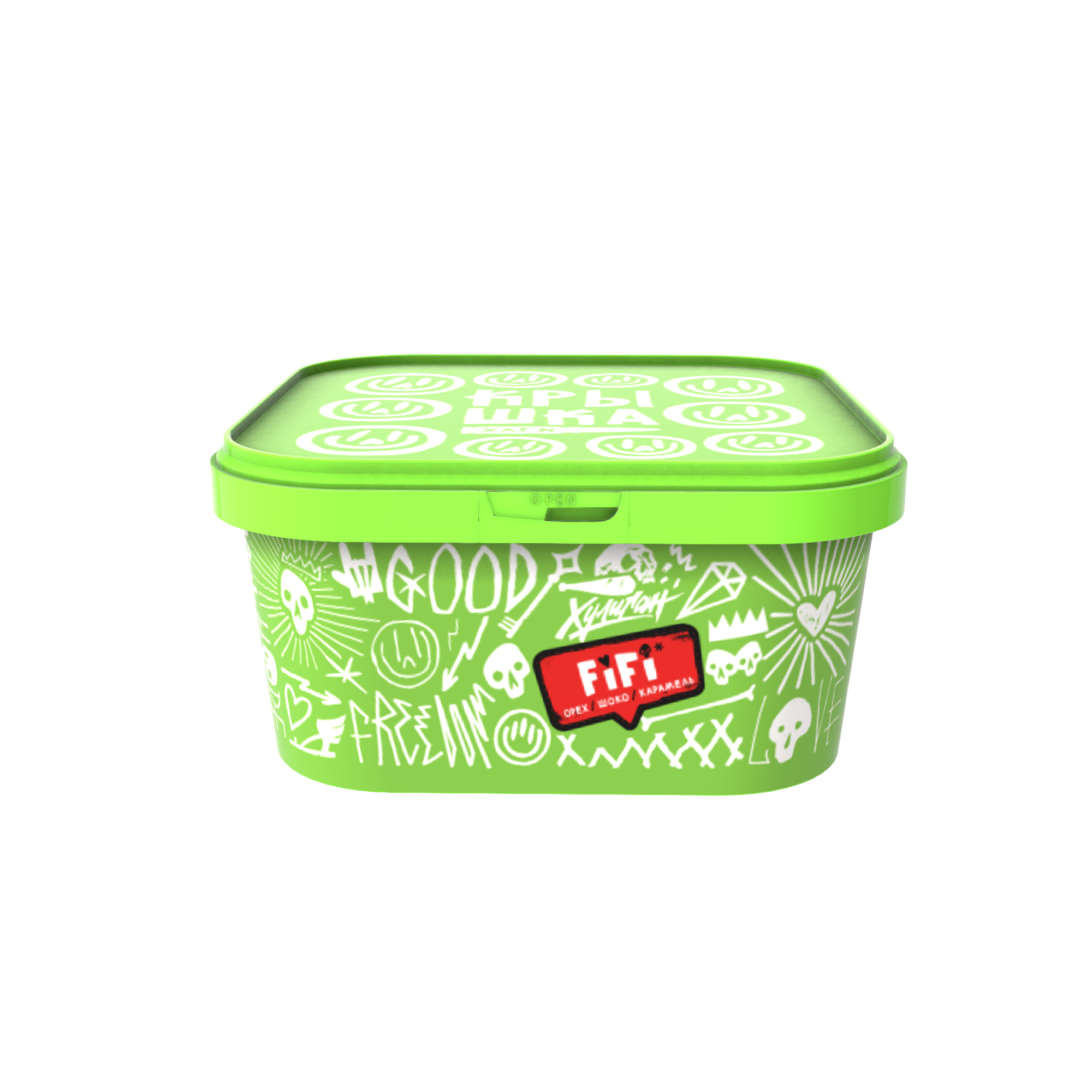 (M) Хулиган 200 г FiFi (Шоколадно-ореховая ириска)