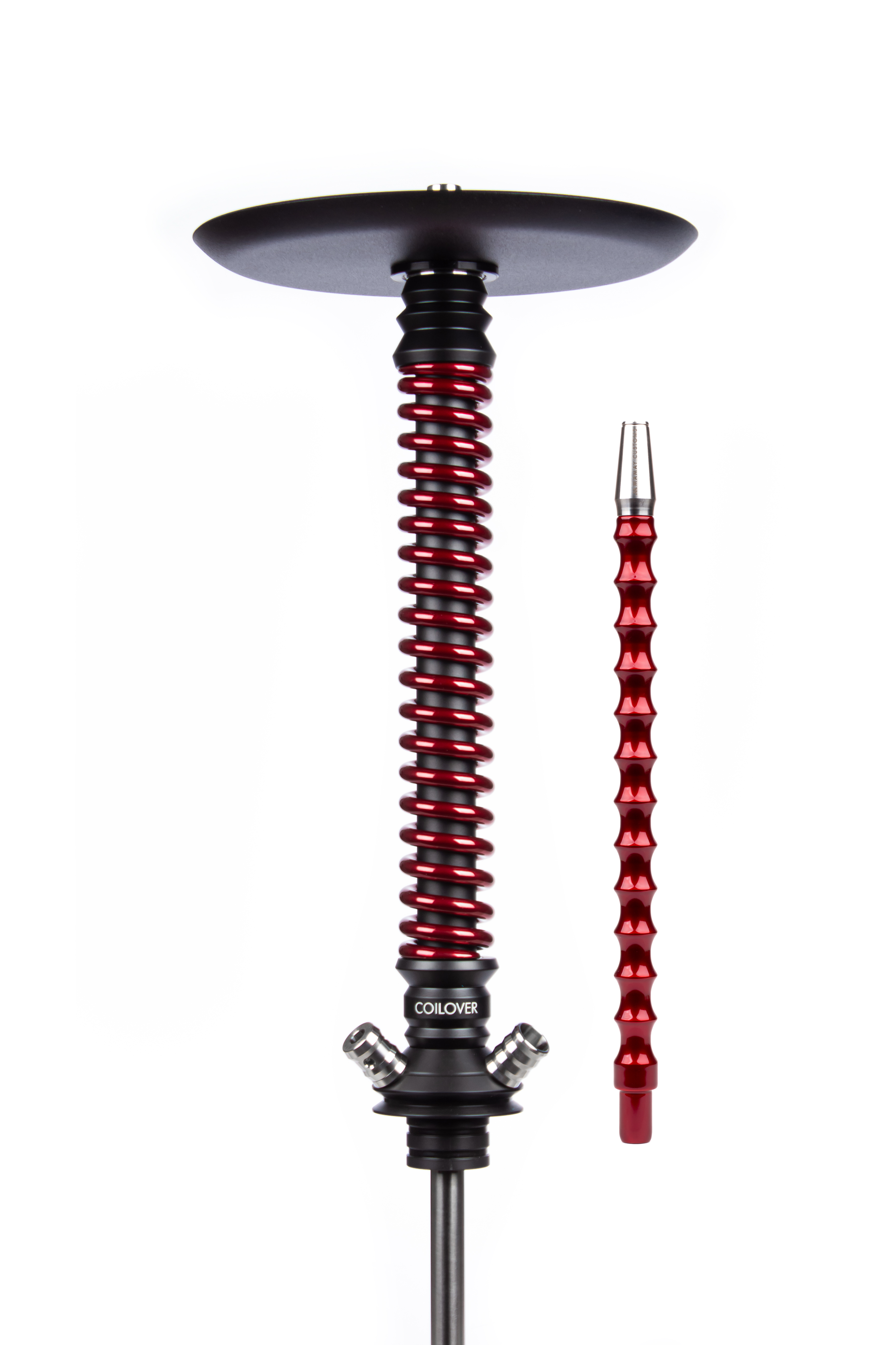 Кальян Mamay Customs Coilover Big Base Черный мат./Красный лак
