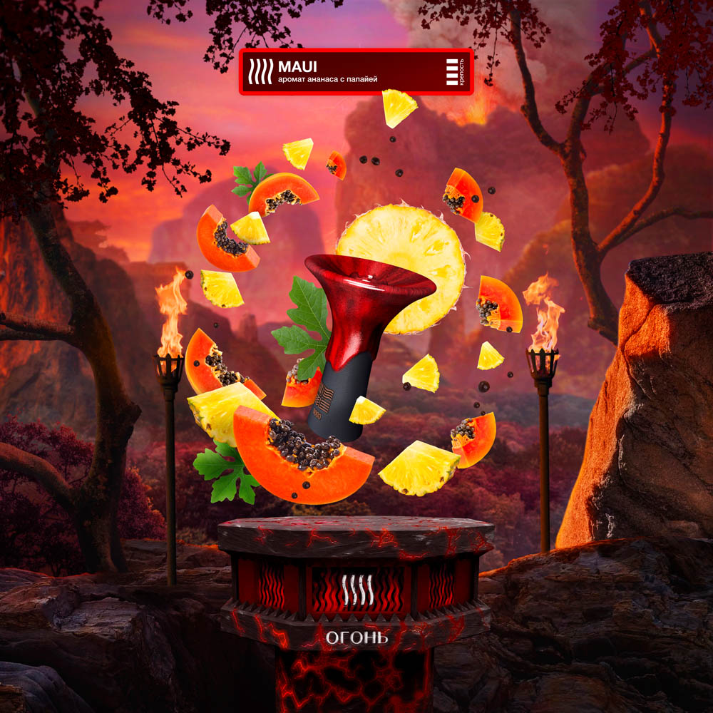 (M) Element Огонь 25 г Maui (Ананас-Папайя)