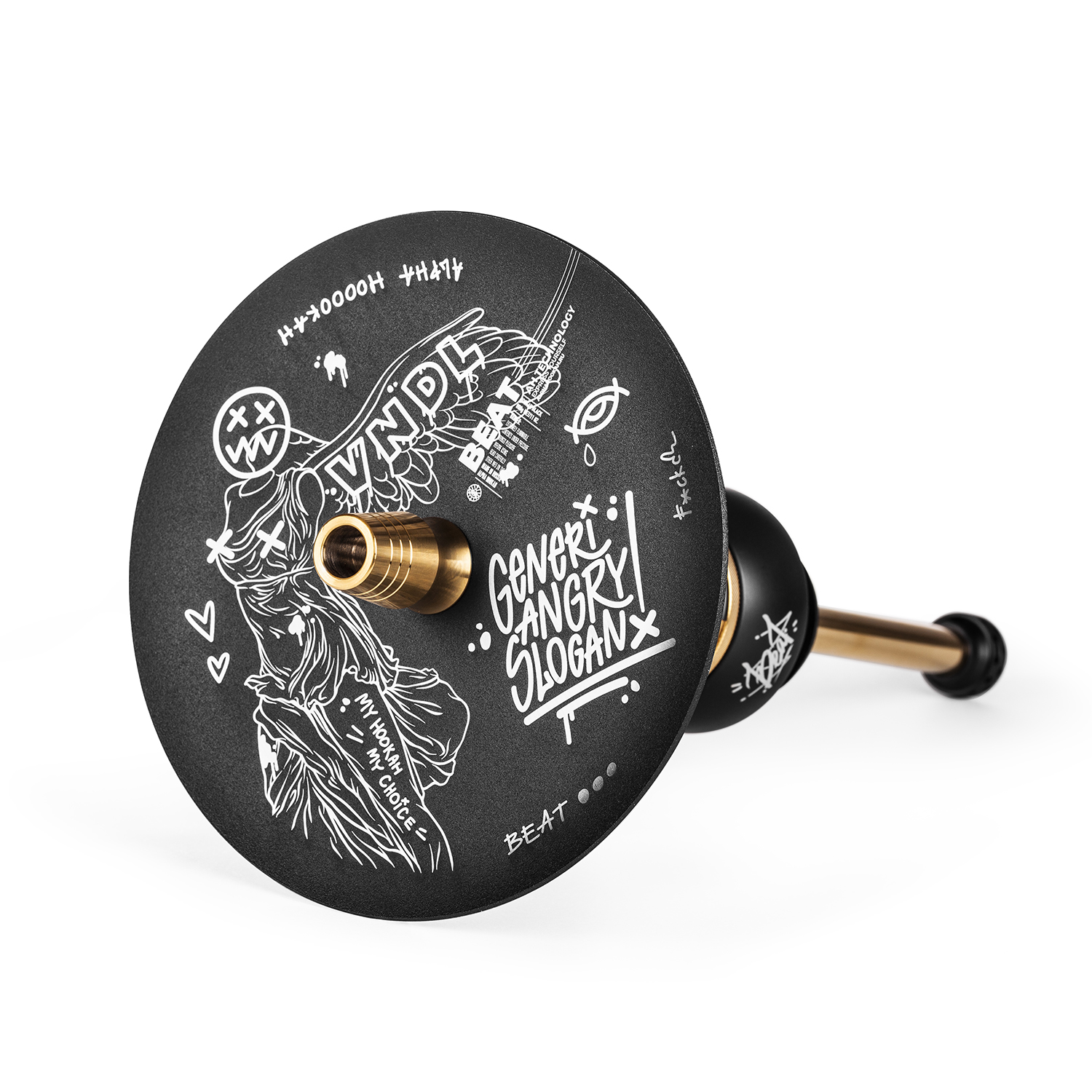  кальян alpha hookah beat vandal (колба clear) 