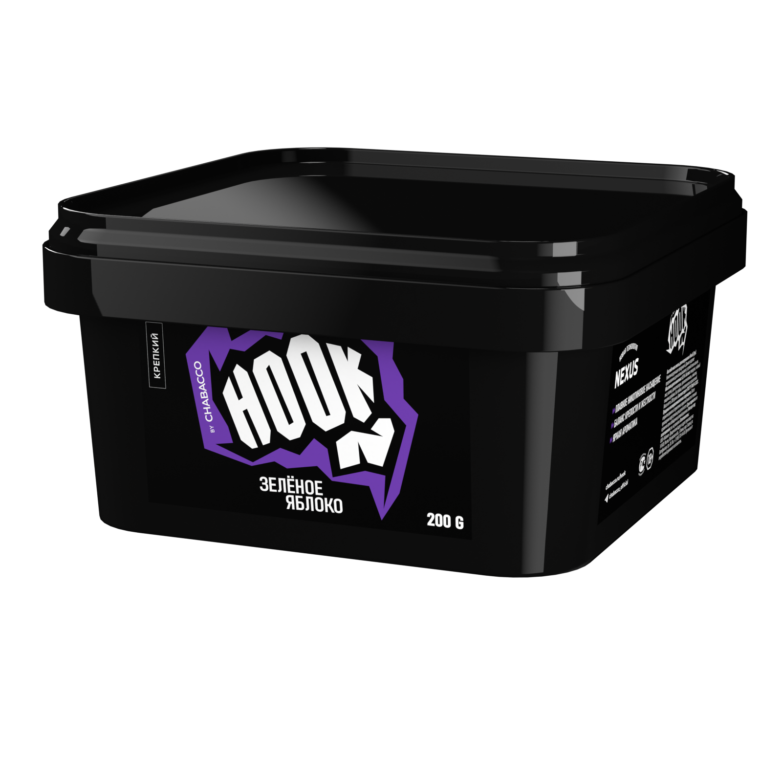 (M) Hook 200 г Зеленое Яблоко