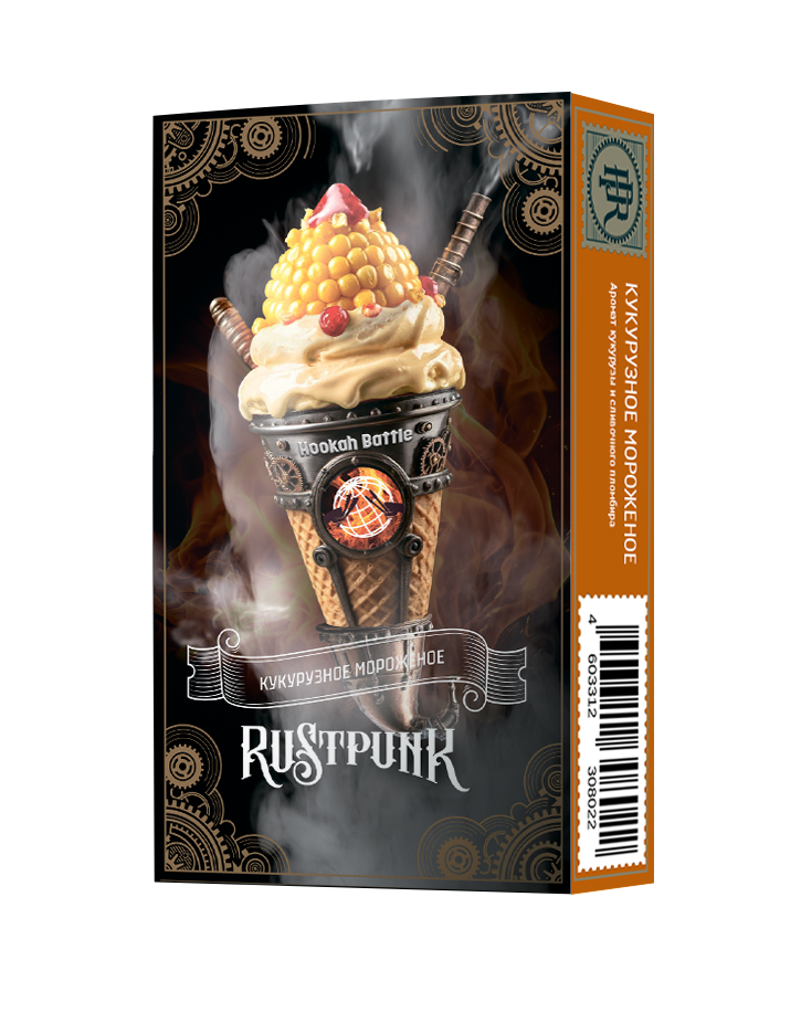 (M) RustPunk 40 г Кукурузное мороженое (Кукуруза и сливочный пломбир)