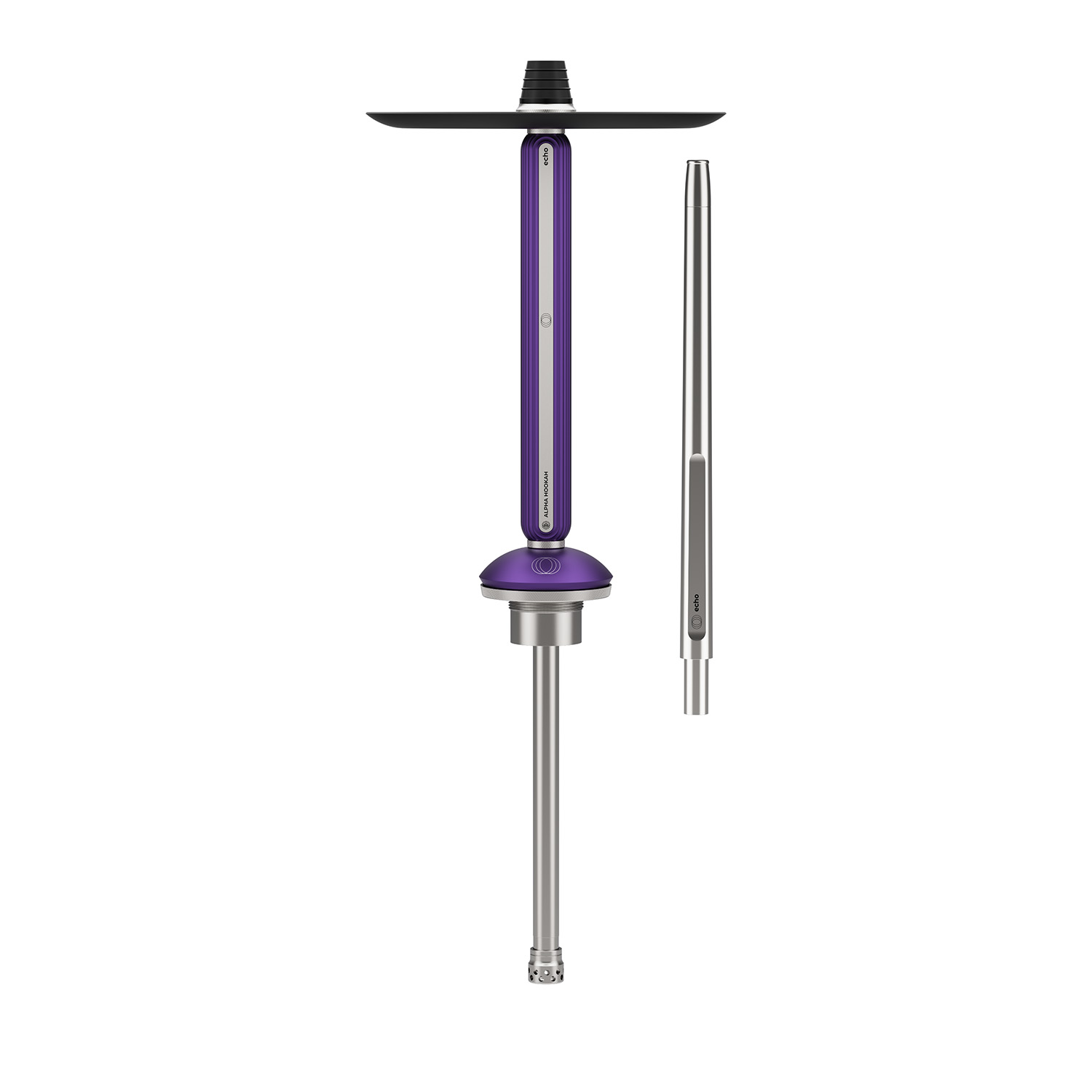  кальян alpha hookah - echo jade purple 