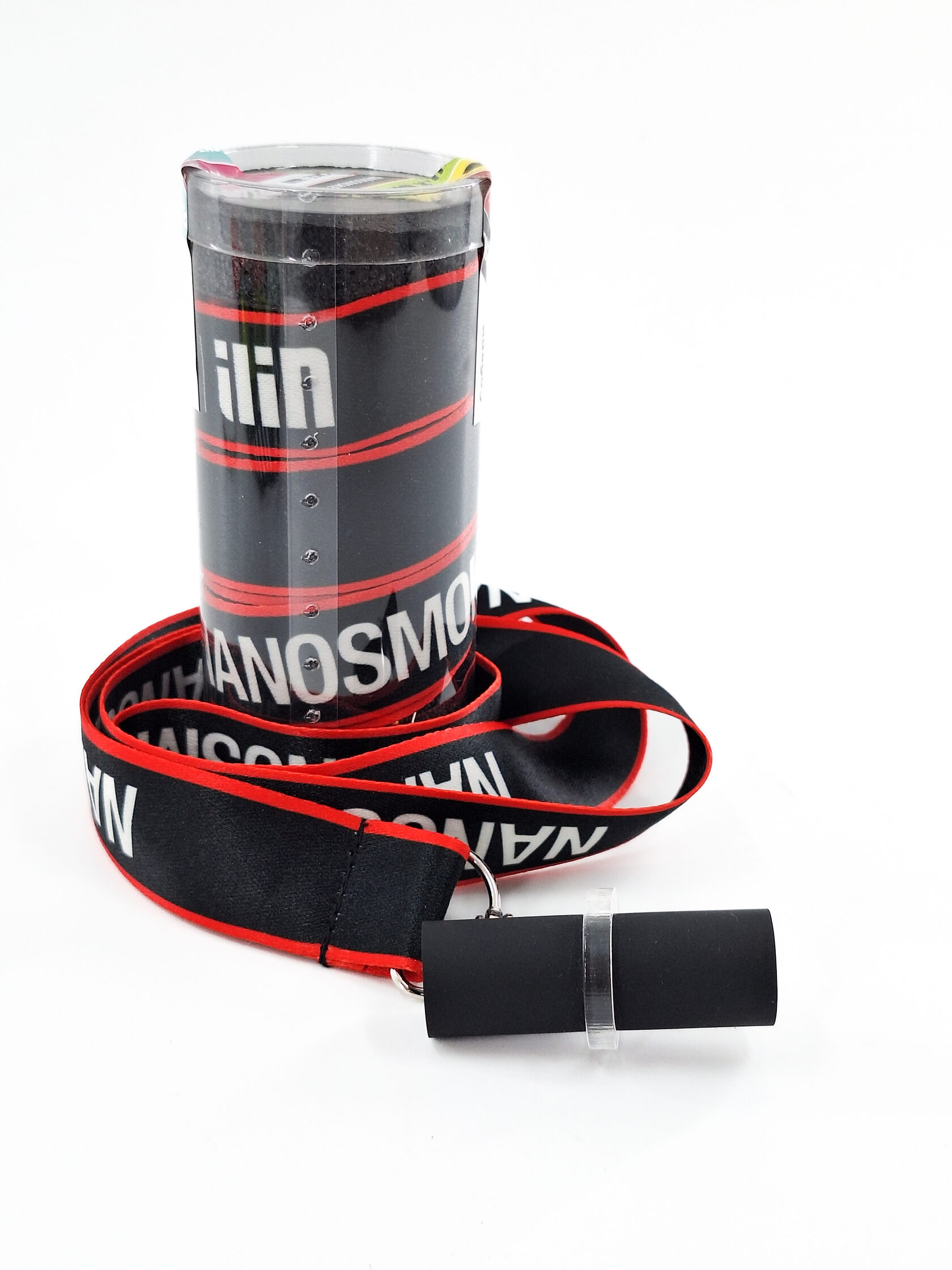  персональный мундштук nanosmoke (черно-красный) 