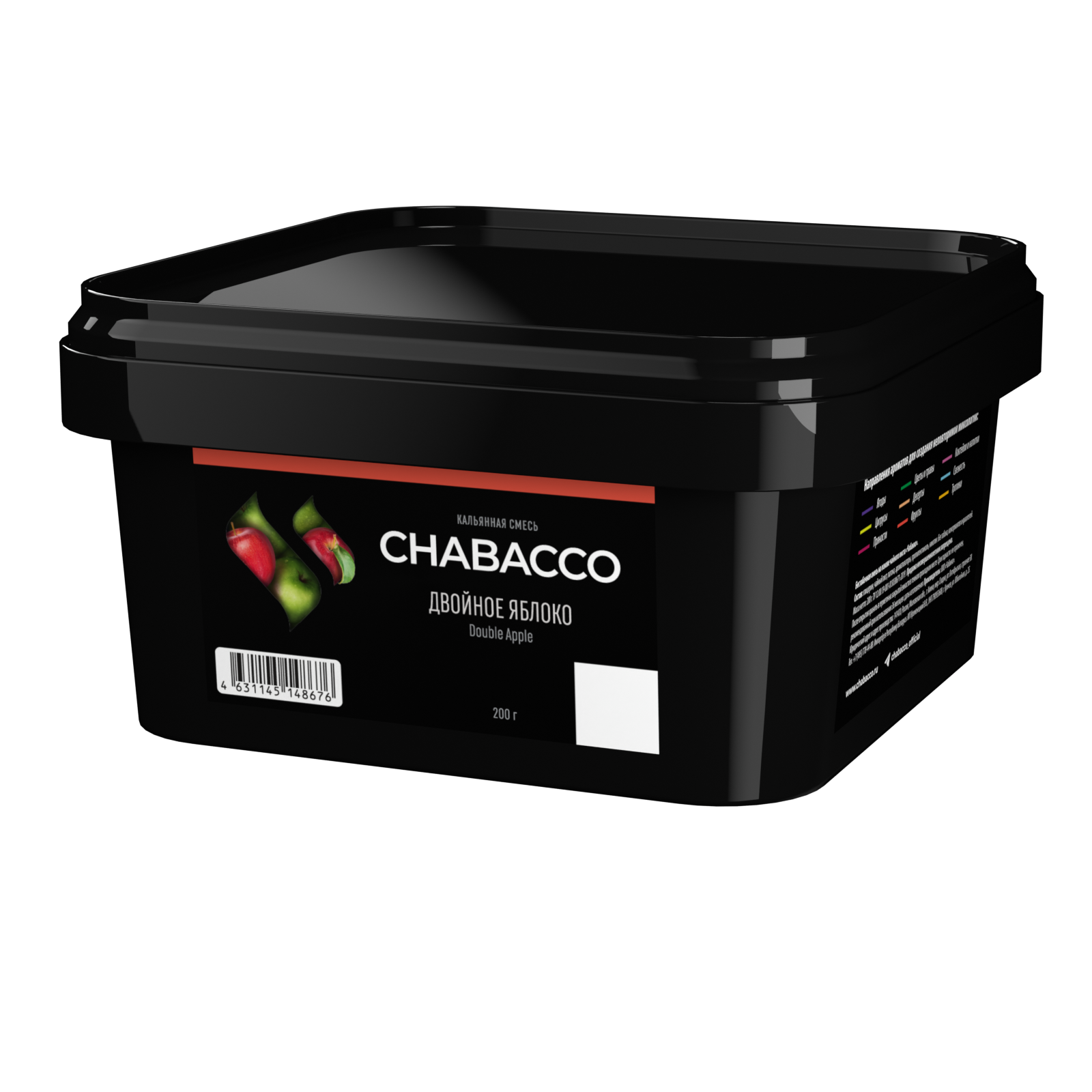 (M) Chabacco Medium 200 г Double Apple (Двойное Яблоко)