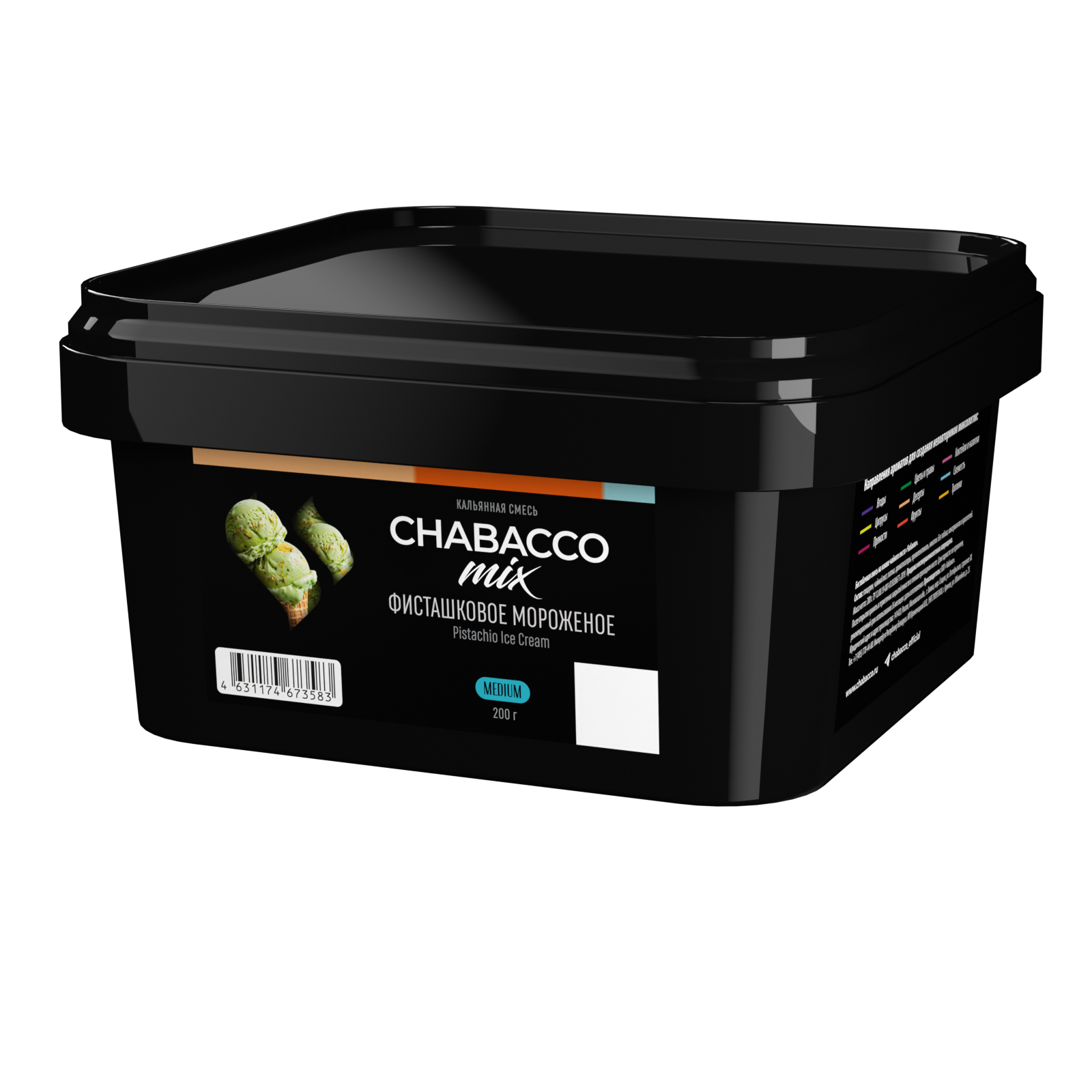 (M) Chabacco Mix 200 г Pistachio Ice Cream (Фисташковое мороженое)